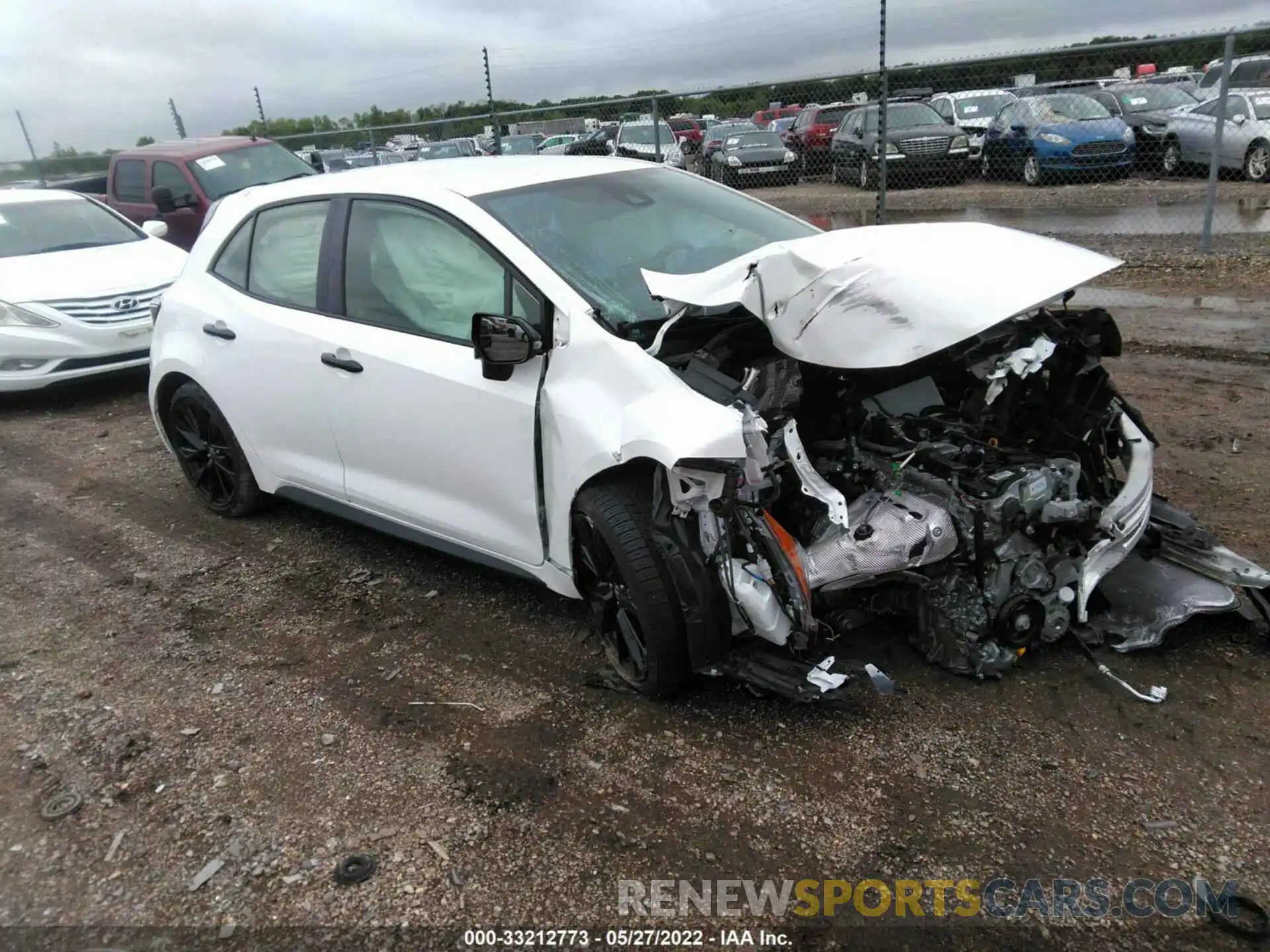 1 Photograph of a damaged car JTND4MBE1M3111078 TOYOTA COROLLA HATCHBACK 2021