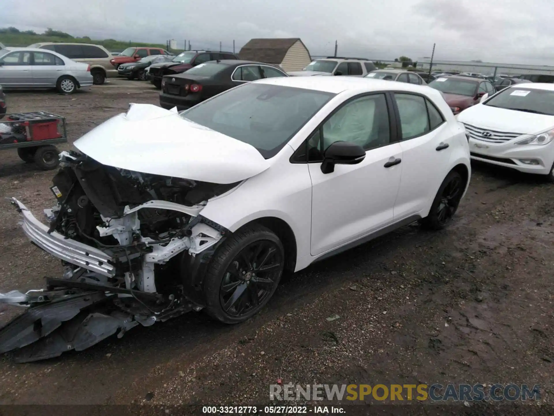 2 Photograph of a damaged car JTND4MBE1M3111078 TOYOTA COROLLA HATCHBACK 2021