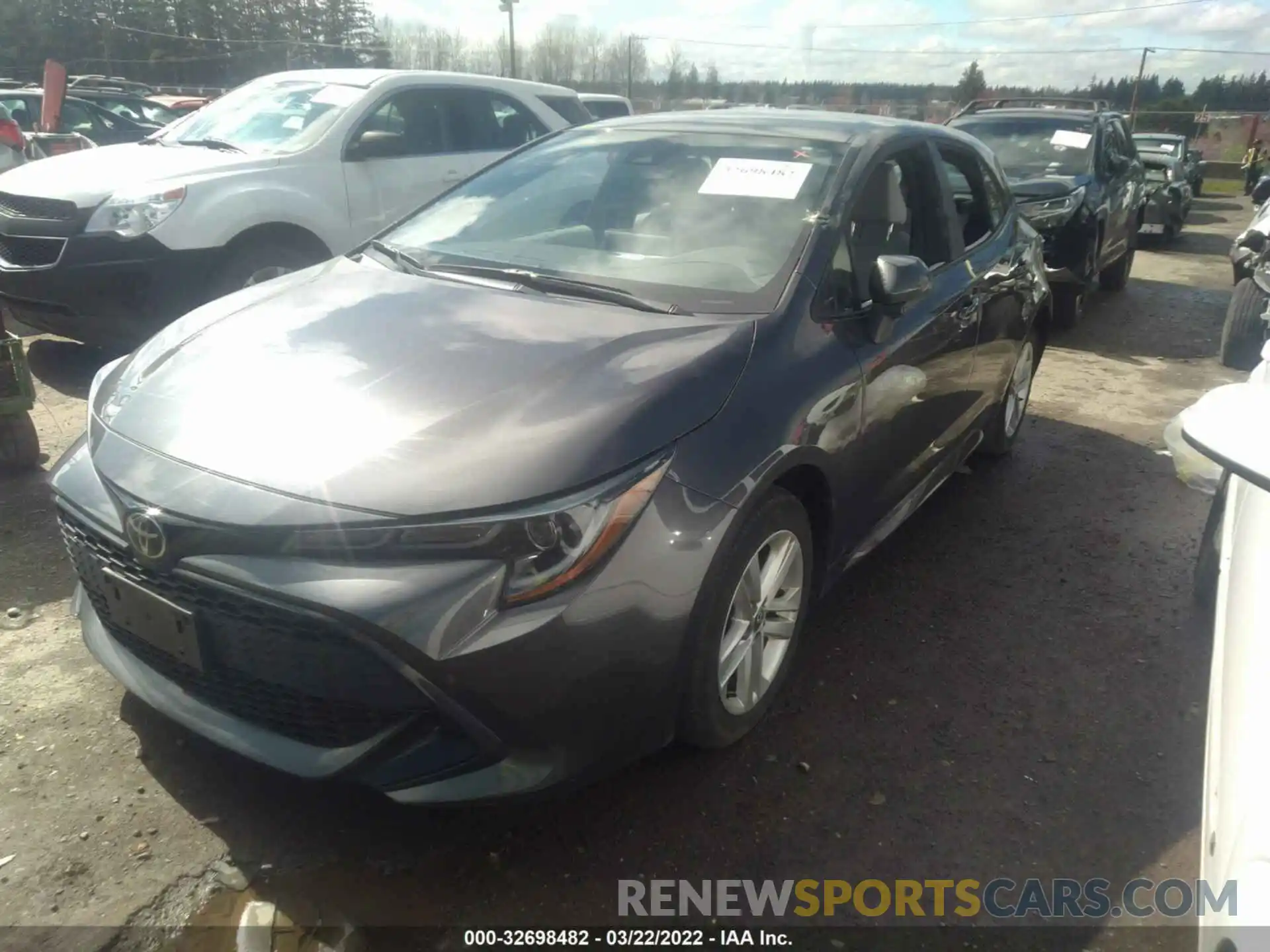 2 Photograph of a damaged car JTND4MBE1M3113171 TOYOTA COROLLA HATCHBACK 2021