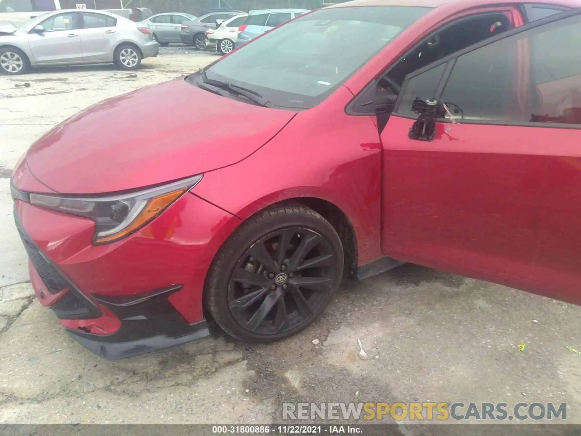 6 Photograph of a damaged car JTND4MBE1M3115356 TOYOTA COROLLA HATCHBACK 2021