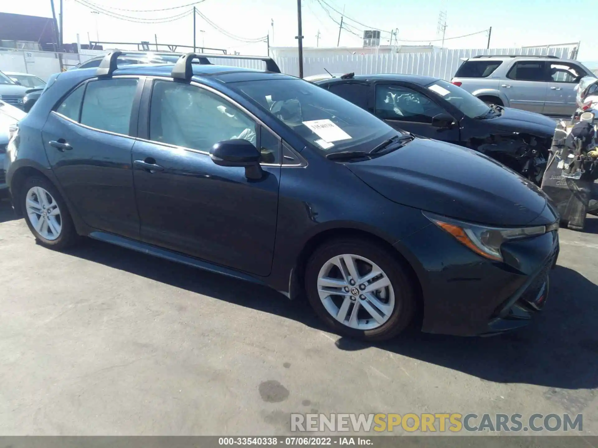 1 Photograph of a damaged car JTND4MBE1M3121108 TOYOTA COROLLA HATCHBACK 2021