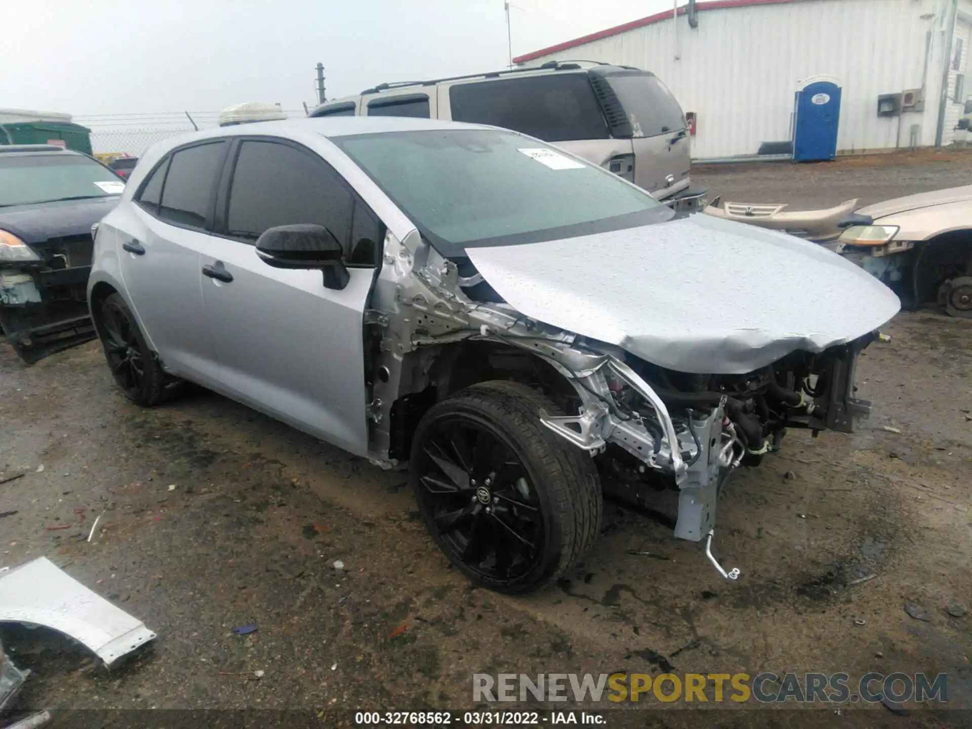 1 Photograph of a damaged car JTND4MBE1M3125515 TOYOTA COROLLA HATCHBACK 2021