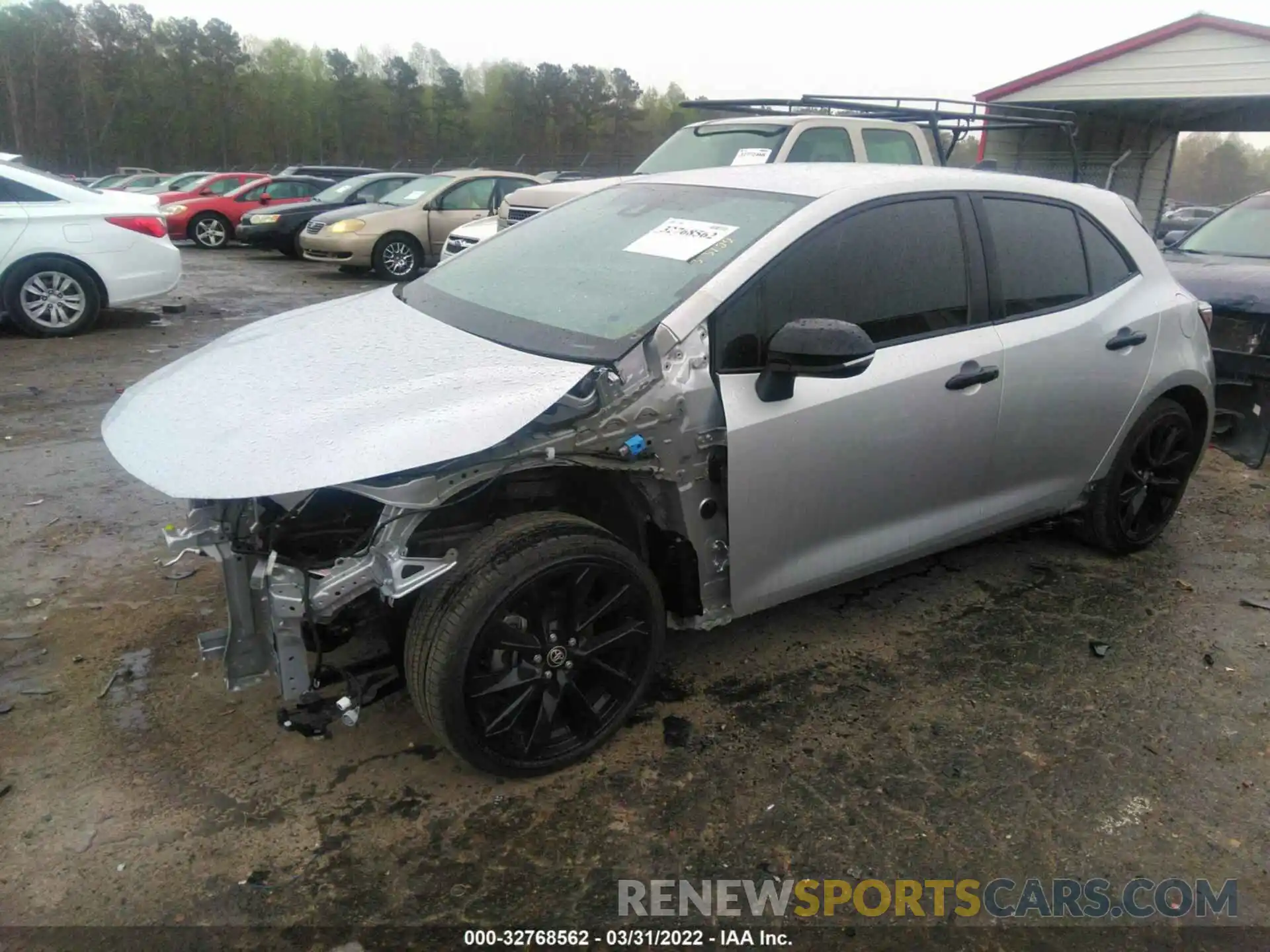 2 Photograph of a damaged car JTND4MBE1M3125515 TOYOTA COROLLA HATCHBACK 2021