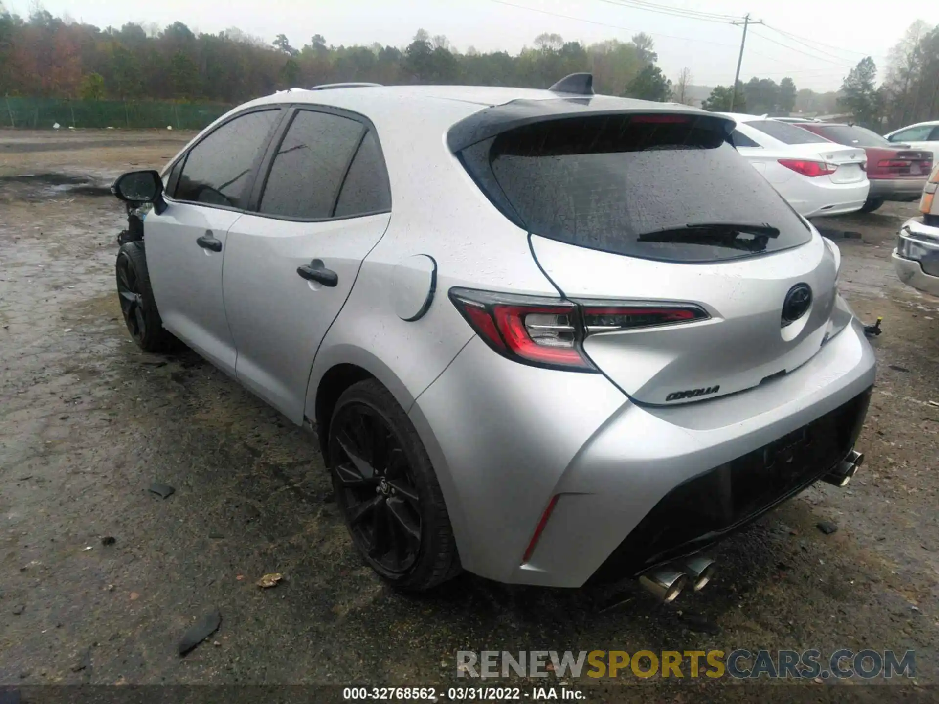 3 Photograph of a damaged car JTND4MBE1M3125515 TOYOTA COROLLA HATCHBACK 2021