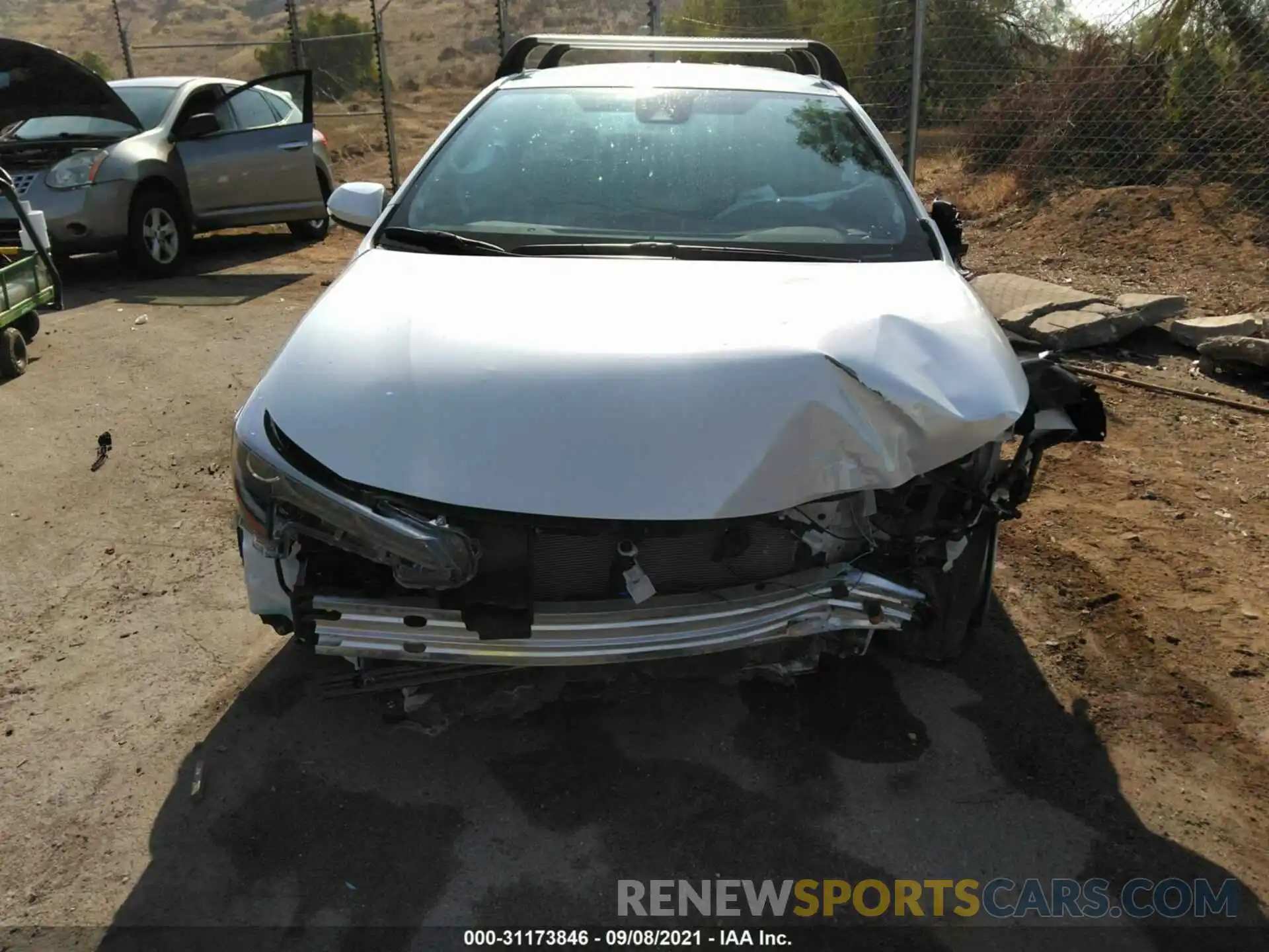 6 Photograph of a damaged car JTND4MBE1M3130262 TOYOTA COROLLA HATCHBACK 2021