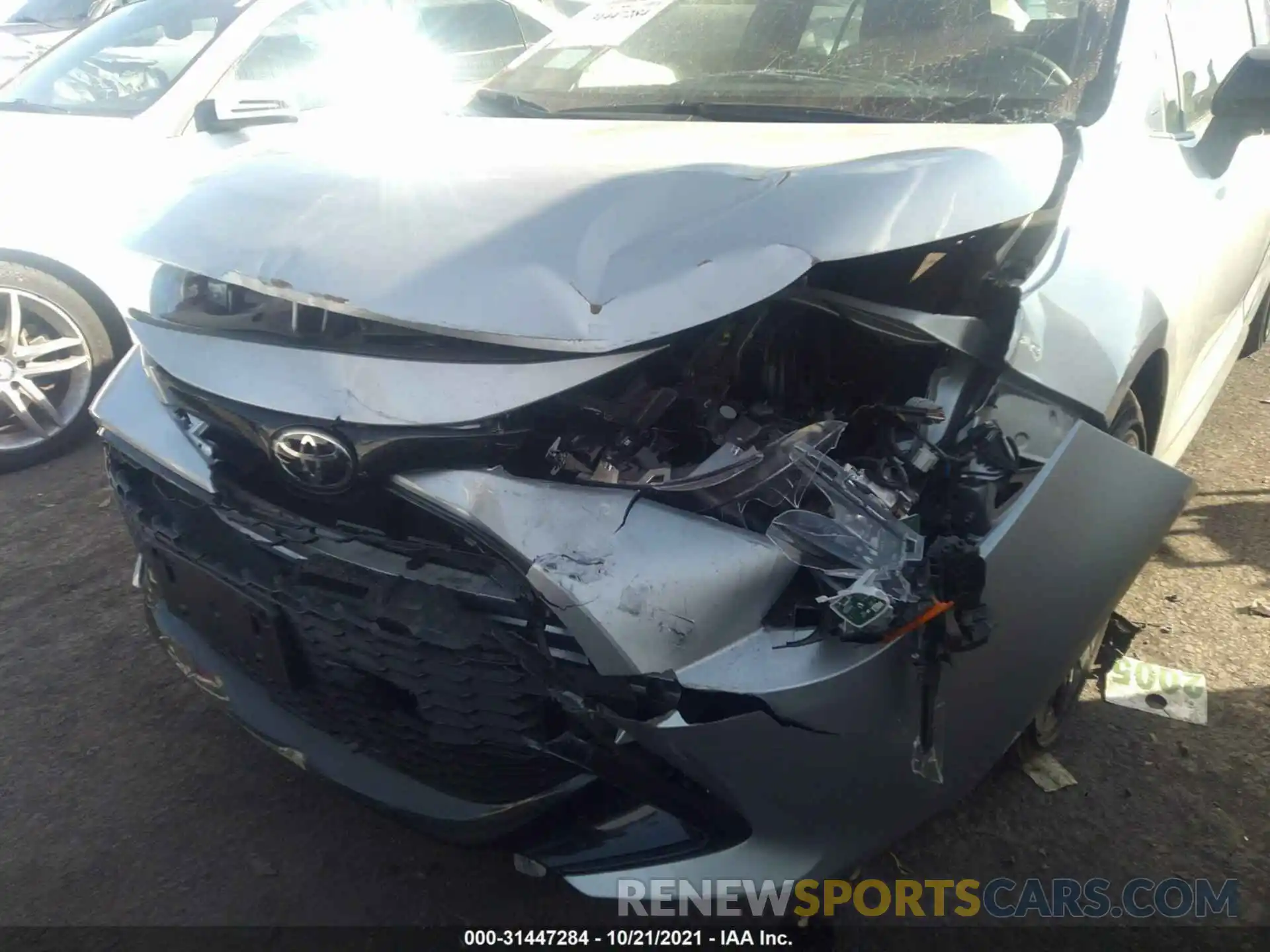 6 Photograph of a damaged car JTND4MBE1M3132383 TOYOTA COROLLA HATCHBACK 2021