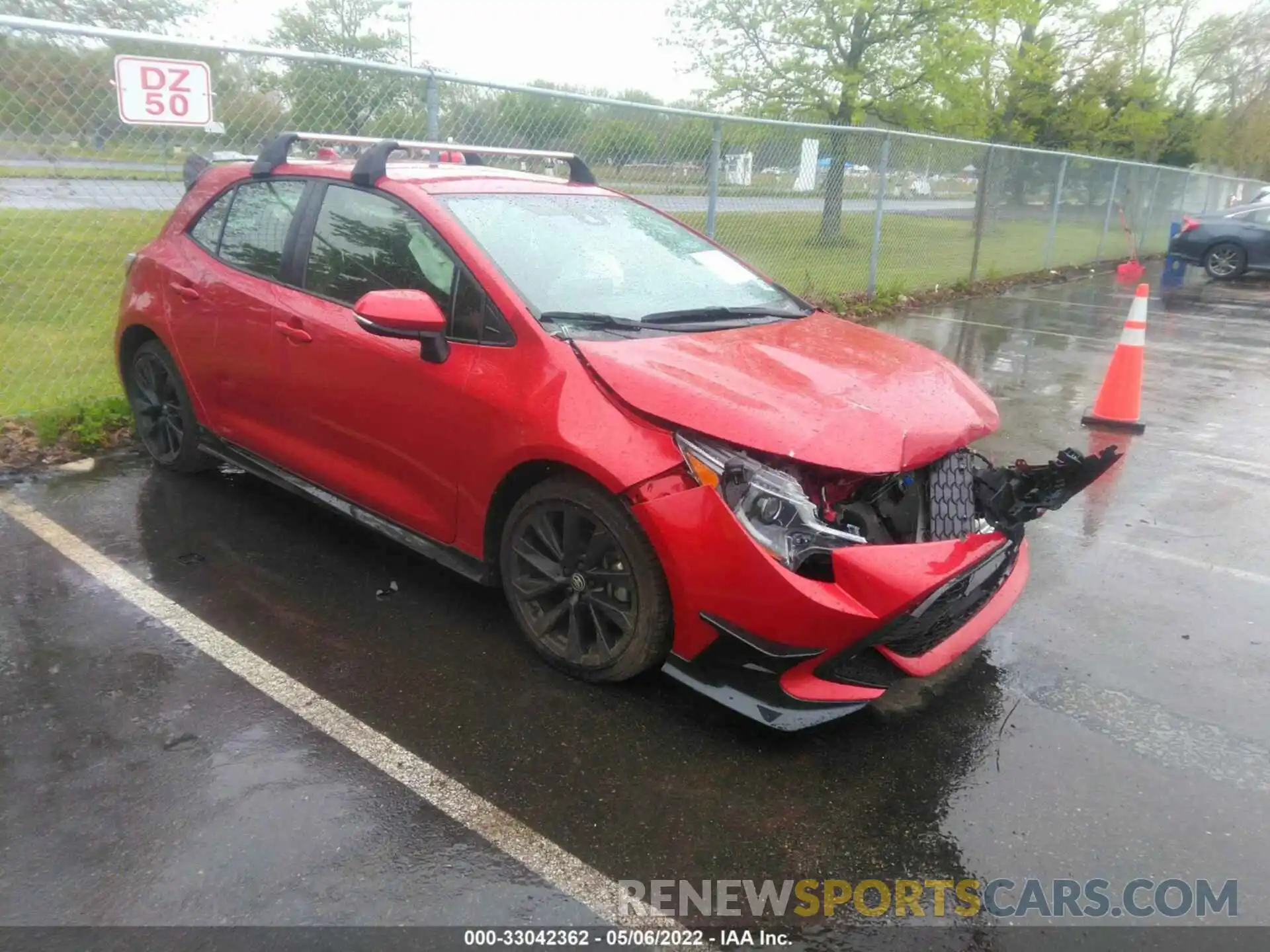 1 Photograph of a damaged car JTND4MBE2M3108027 TOYOTA COROLLA HATCHBACK 2021