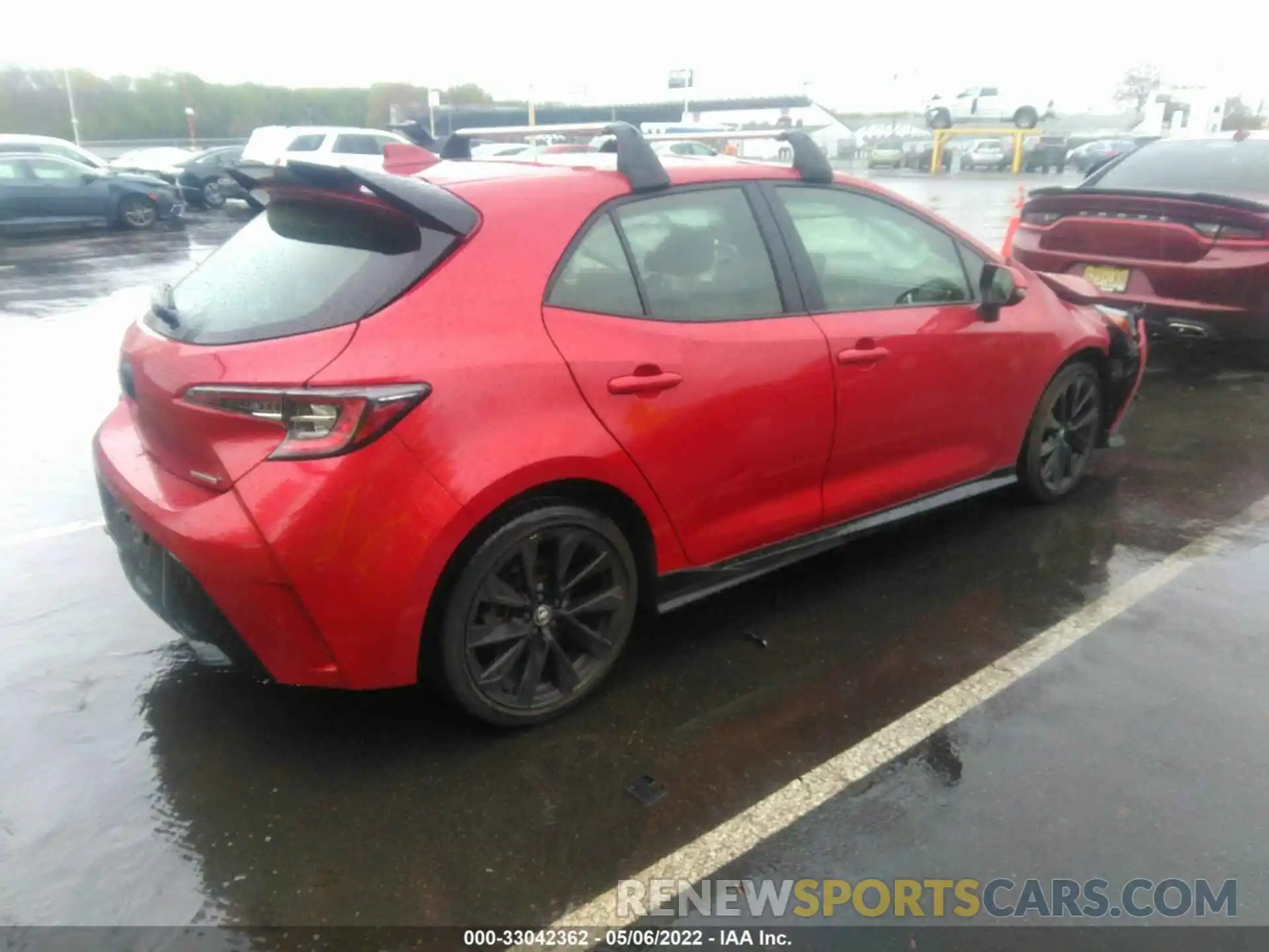 4 Photograph of a damaged car JTND4MBE2M3108027 TOYOTA COROLLA HATCHBACK 2021