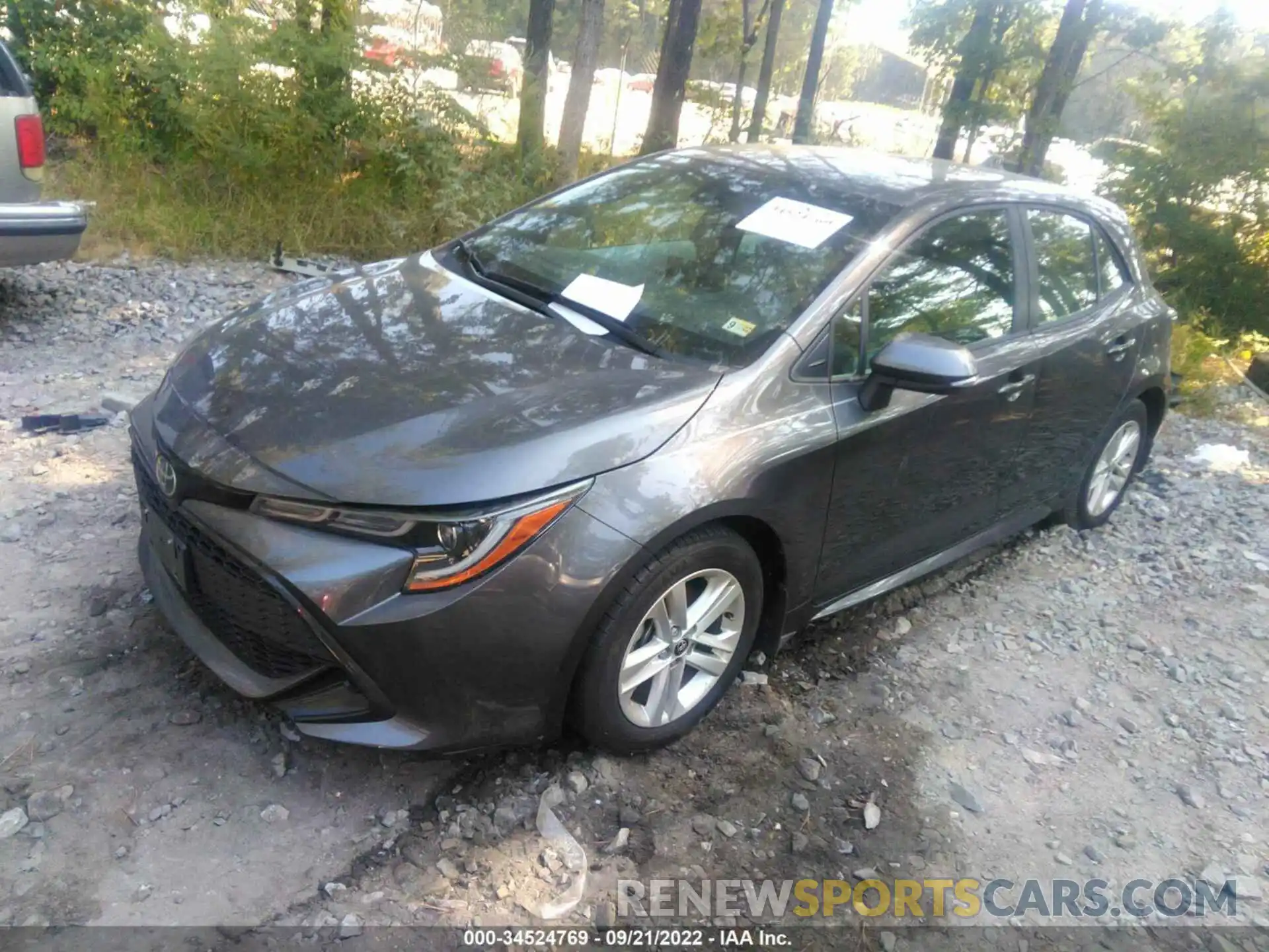 2 Photograph of a damaged car JTND4MBE2M3108402 TOYOTA COROLLA HATCHBACK 2021