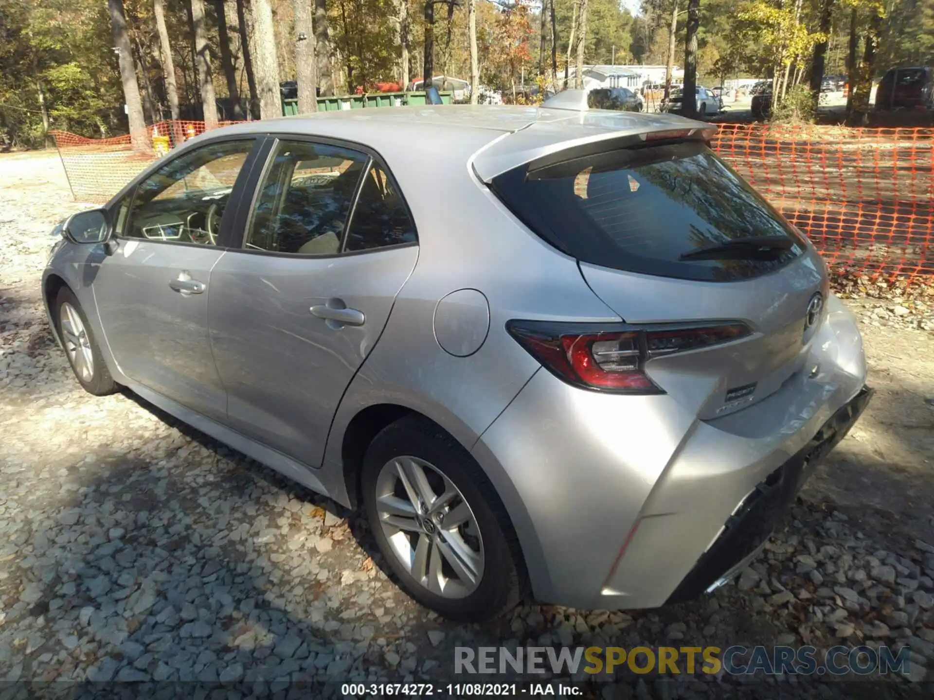 3 Photograph of a damaged car JTND4MBE2M3113650 TOYOTA COROLLA HATCHBACK 2021