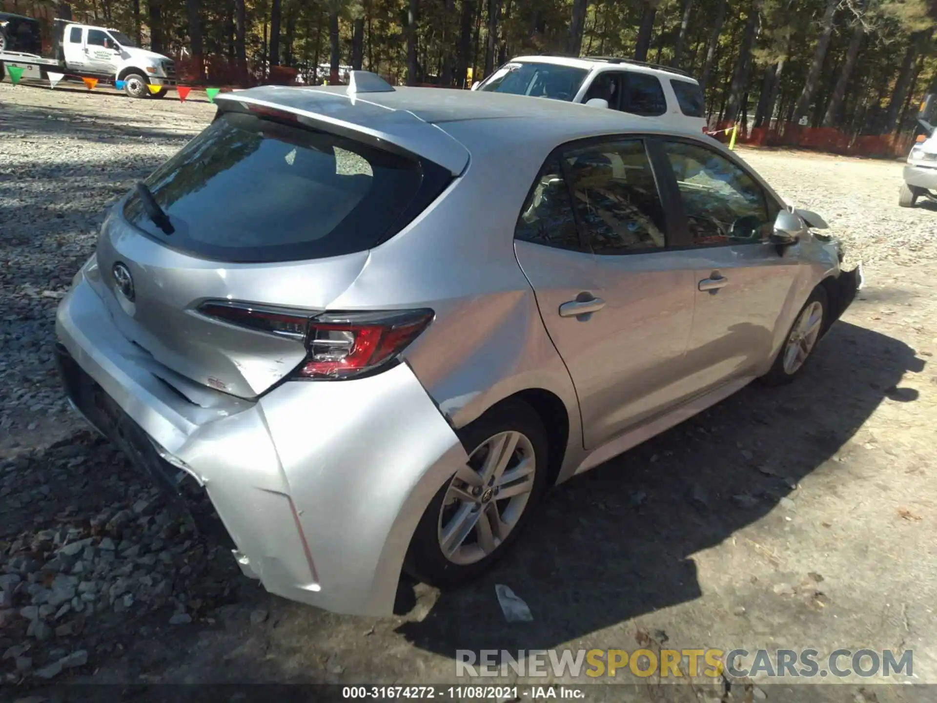 4 Photograph of a damaged car JTND4MBE2M3113650 TOYOTA COROLLA HATCHBACK 2021