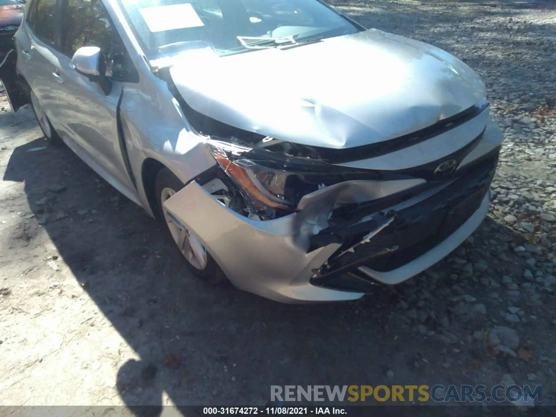 6 Photograph of a damaged car JTND4MBE2M3113650 TOYOTA COROLLA HATCHBACK 2021