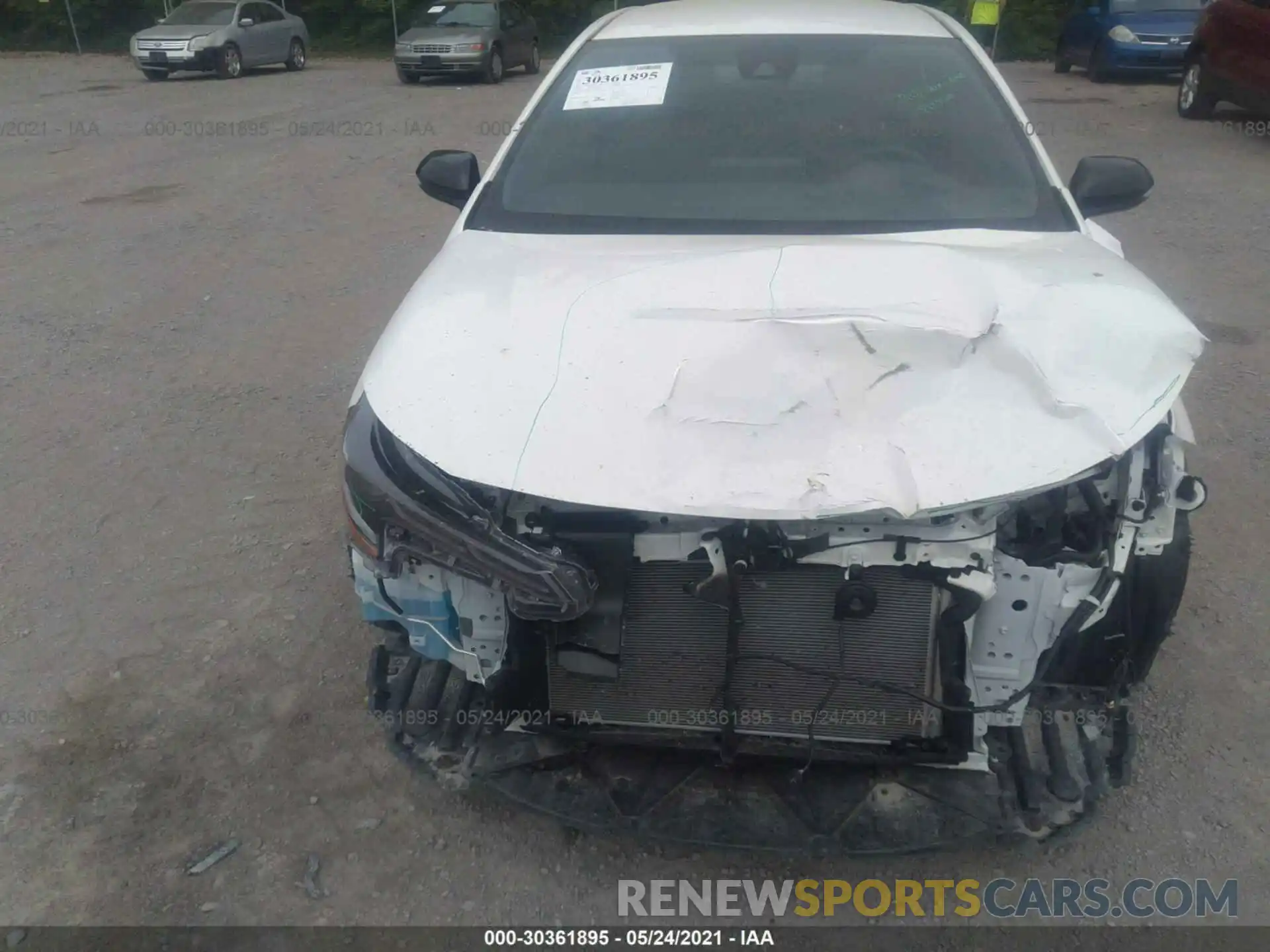 6 Photograph of a damaged car JTND4MBE2M3120498 TOYOTA COROLLA HATCHBACK 2021