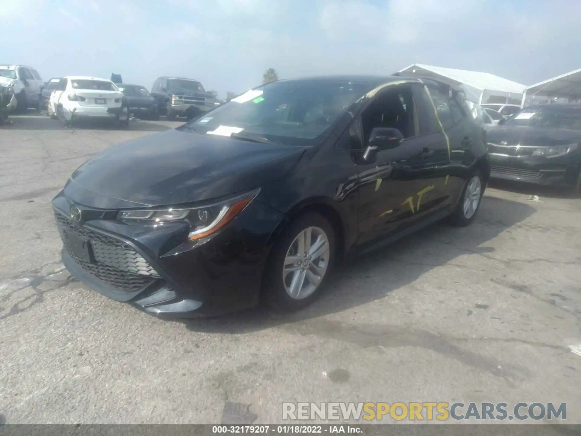 2 Photograph of a damaged car JTND4MBE2M3130965 TOYOTA COROLLA HATCHBACK 2021