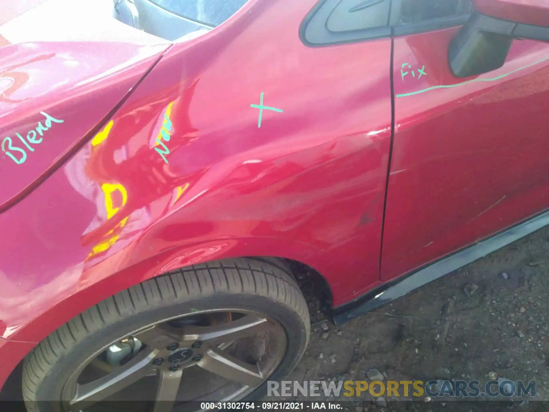 6 Photograph of a damaged car JTND4MBE3M3106304 TOYOTA COROLLA HATCHBACK 2021