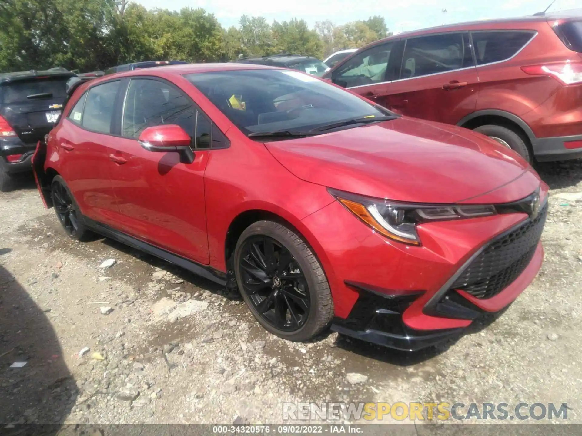 1 Photograph of a damaged car JTND4MBE3M3108991 TOYOTA COROLLA HATCHBACK 2021