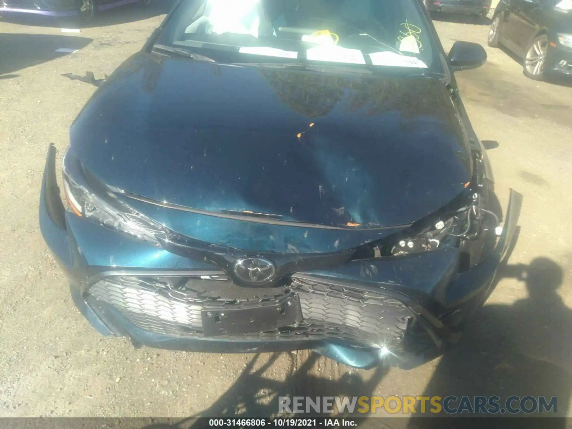 6 Photograph of a damaged car JTND4MBE3M3131445 TOYOTA COROLLA HATCHBACK 2021