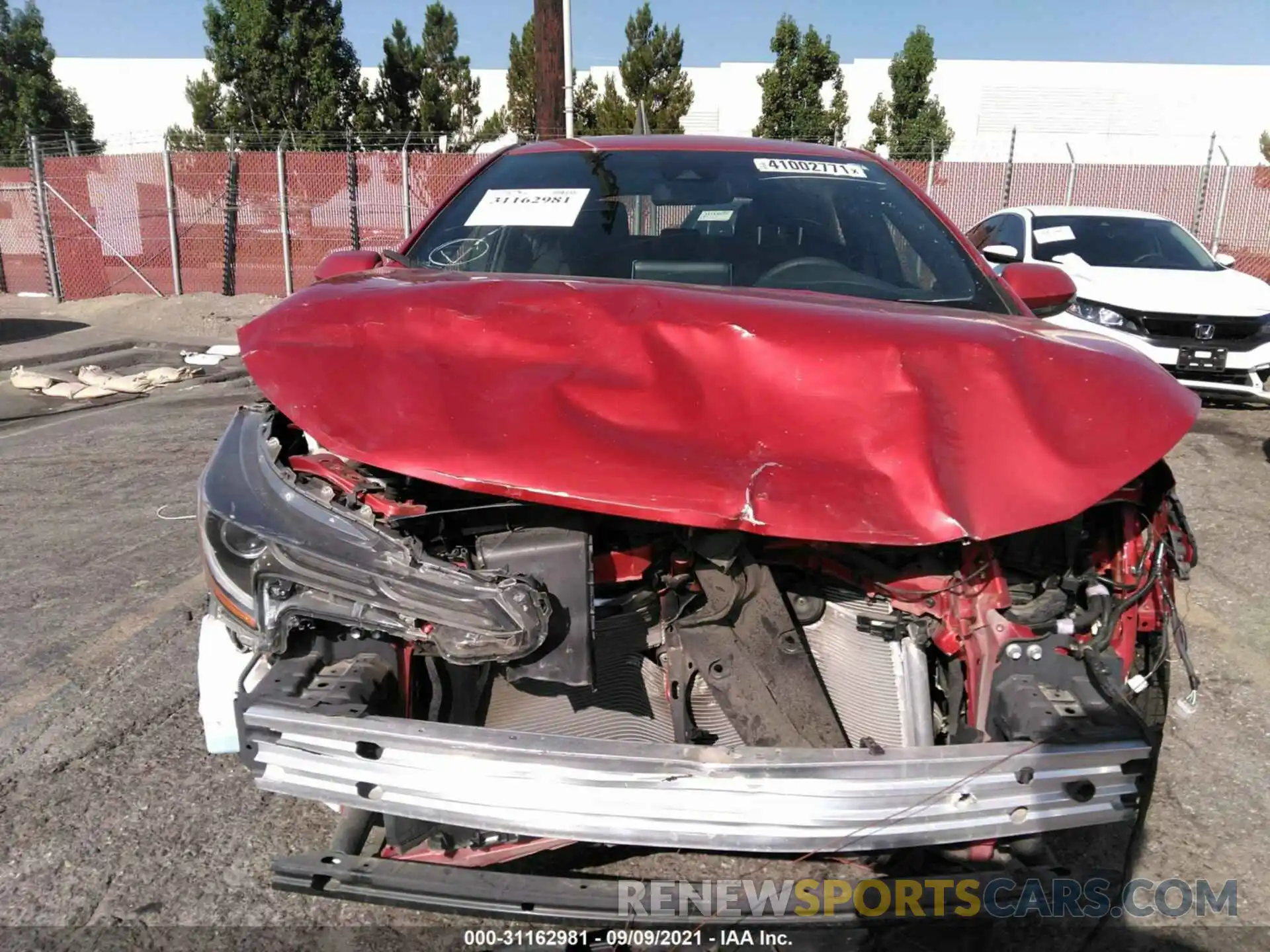 6 Photograph of a damaged car JTND4MBE4M3105971 TOYOTA COROLLA HATCHBACK 2021