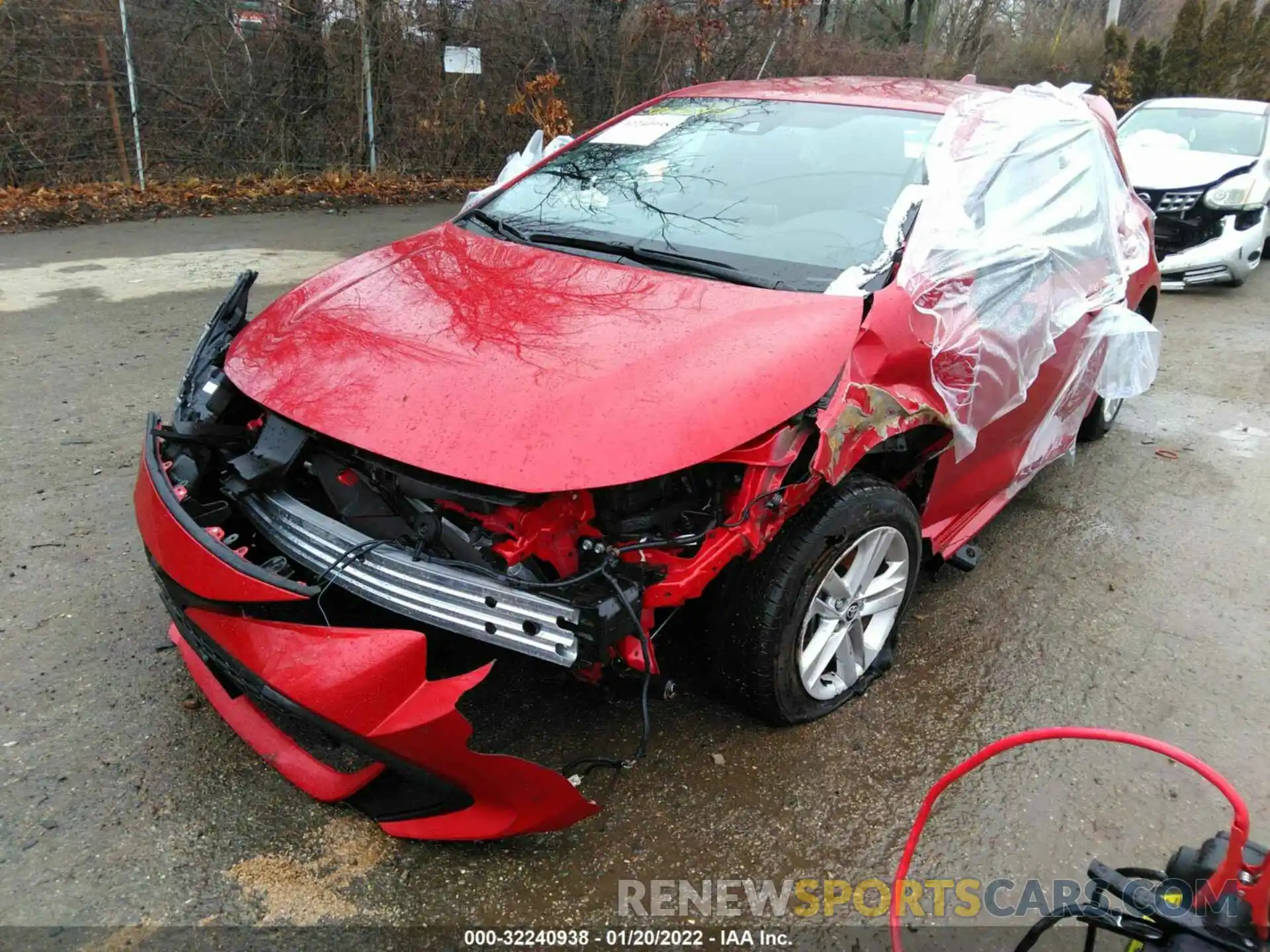 2 Photograph of a damaged car JTND4MBE4M3136590 TOYOTA COROLLA HATCHBACK 2021