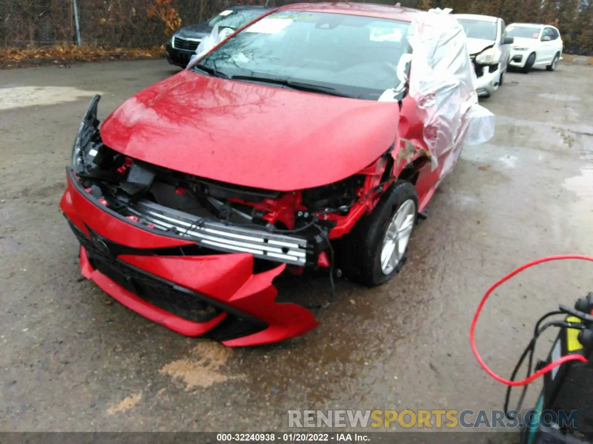 6 Photograph of a damaged car JTND4MBE4M3136590 TOYOTA COROLLA HATCHBACK 2021