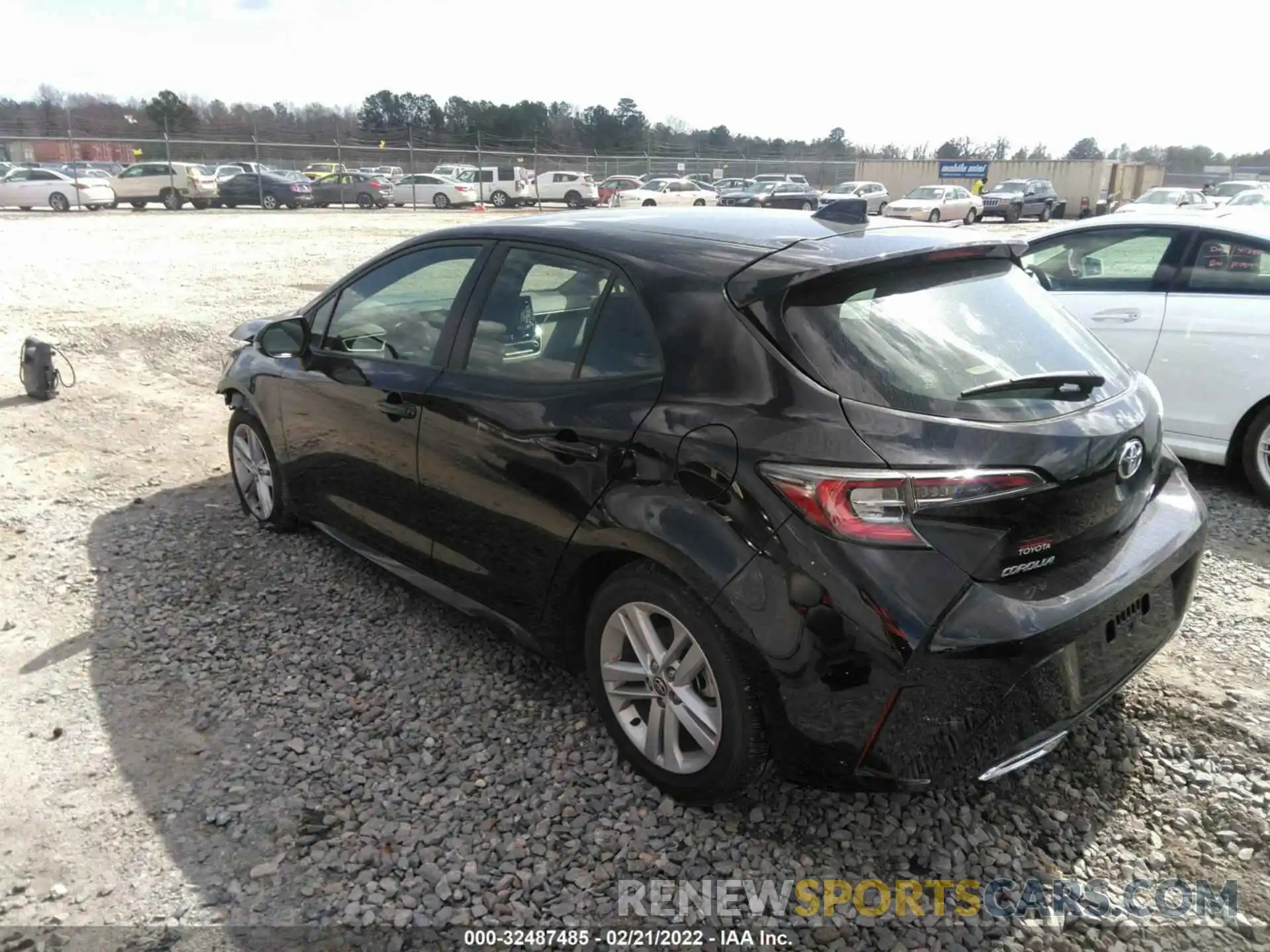 3 Photograph of a damaged car JTND4MBE4M3139070 TOYOTA COROLLA HATCHBACK 2021