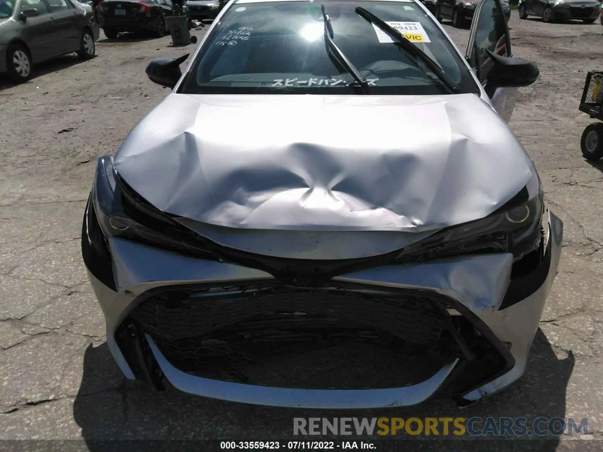 6 Photograph of a damaged car JTND4MBE5M3106210 TOYOTA COROLLA HATCHBACK 2021