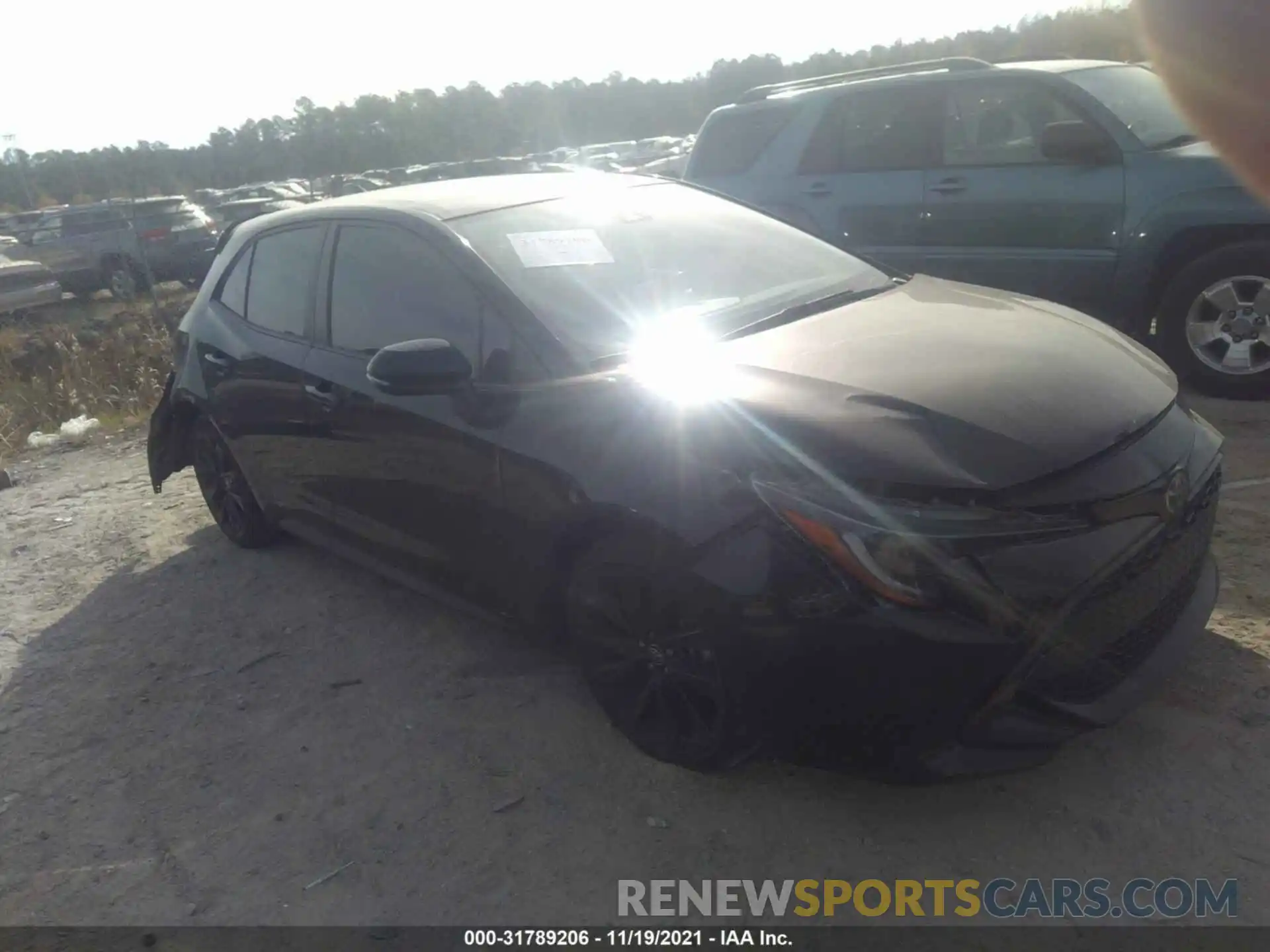 1 Photograph of a damaged car JTND4MBE5M3106403 TOYOTA COROLLA HATCHBACK 2021