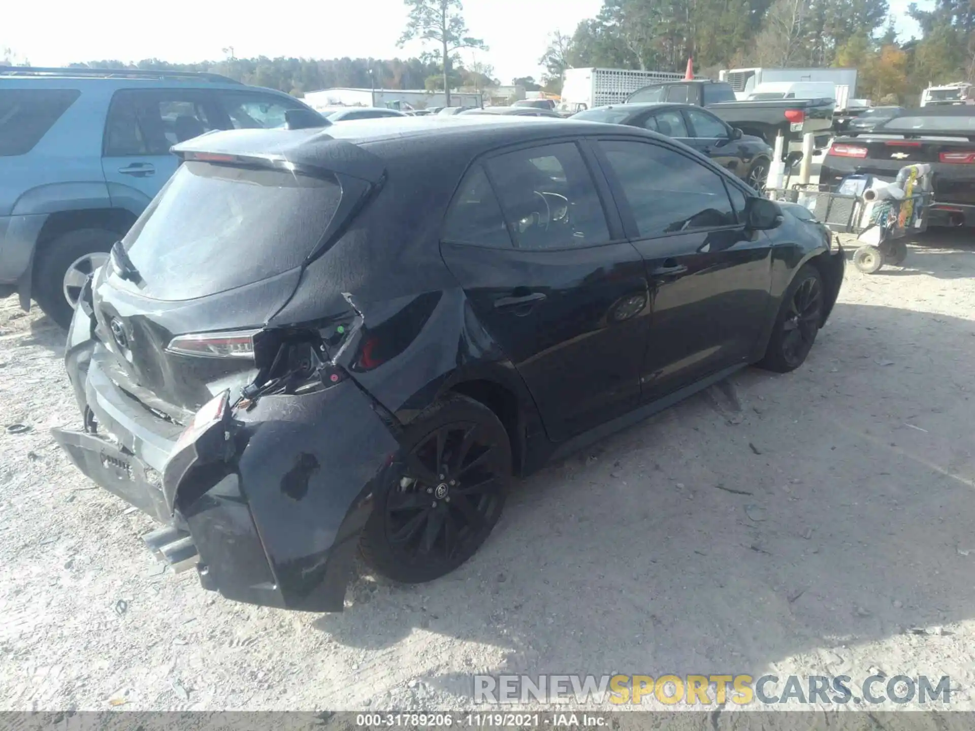 4 Photograph of a damaged car JTND4MBE5M3106403 TOYOTA COROLLA HATCHBACK 2021