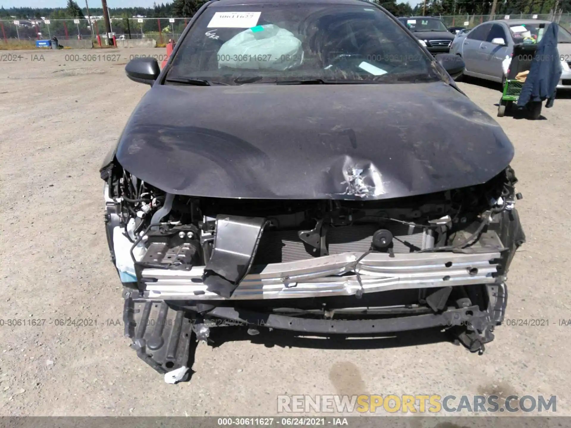 6 Photograph of a damaged car JTND4MBE5M3113786 TOYOTA COROLLA HATCHBACK 2021