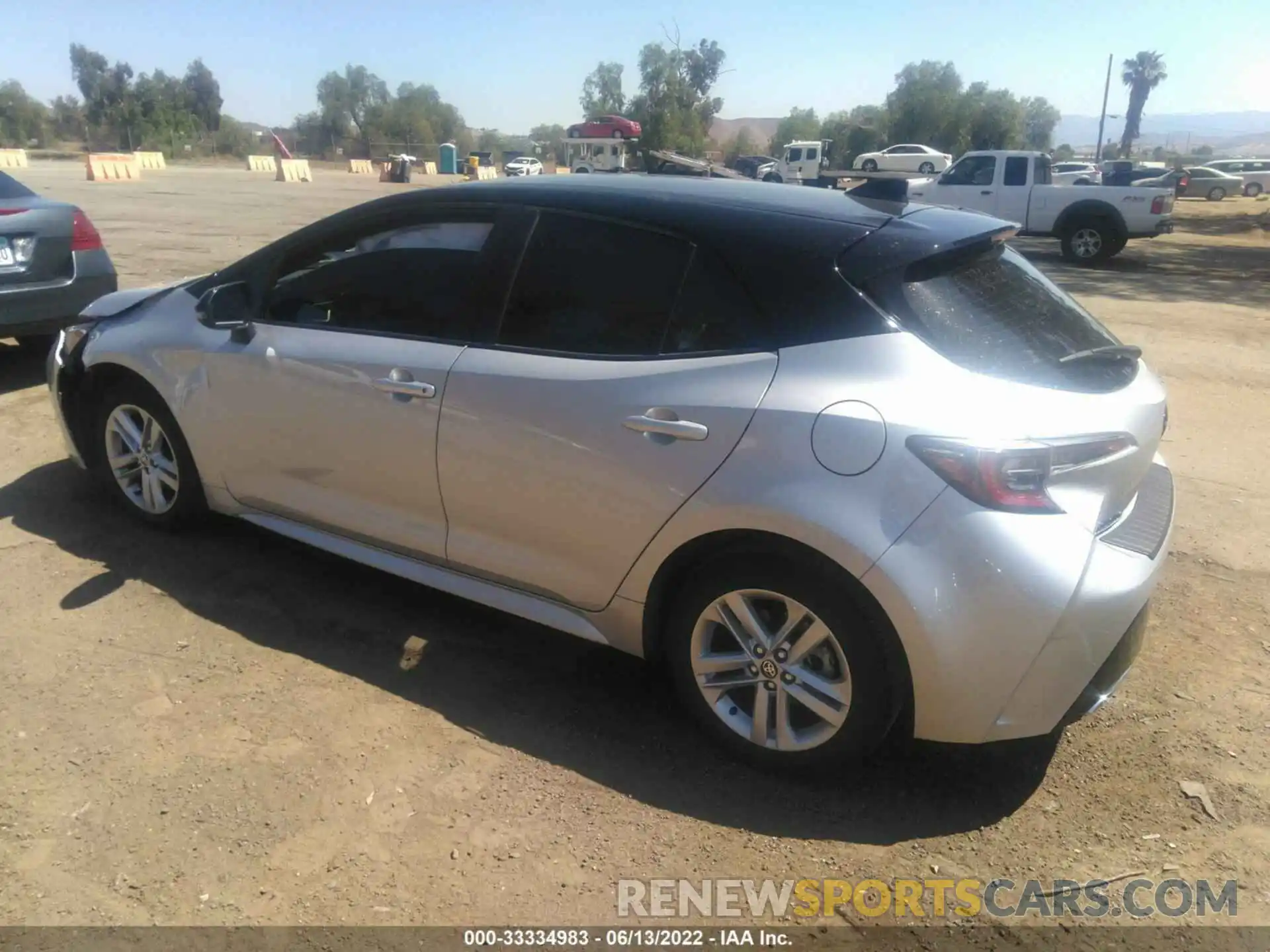 3 Photograph of a damaged car JTND4MBE5M3130636 TOYOTA COROLLA HATCHBACK 2021