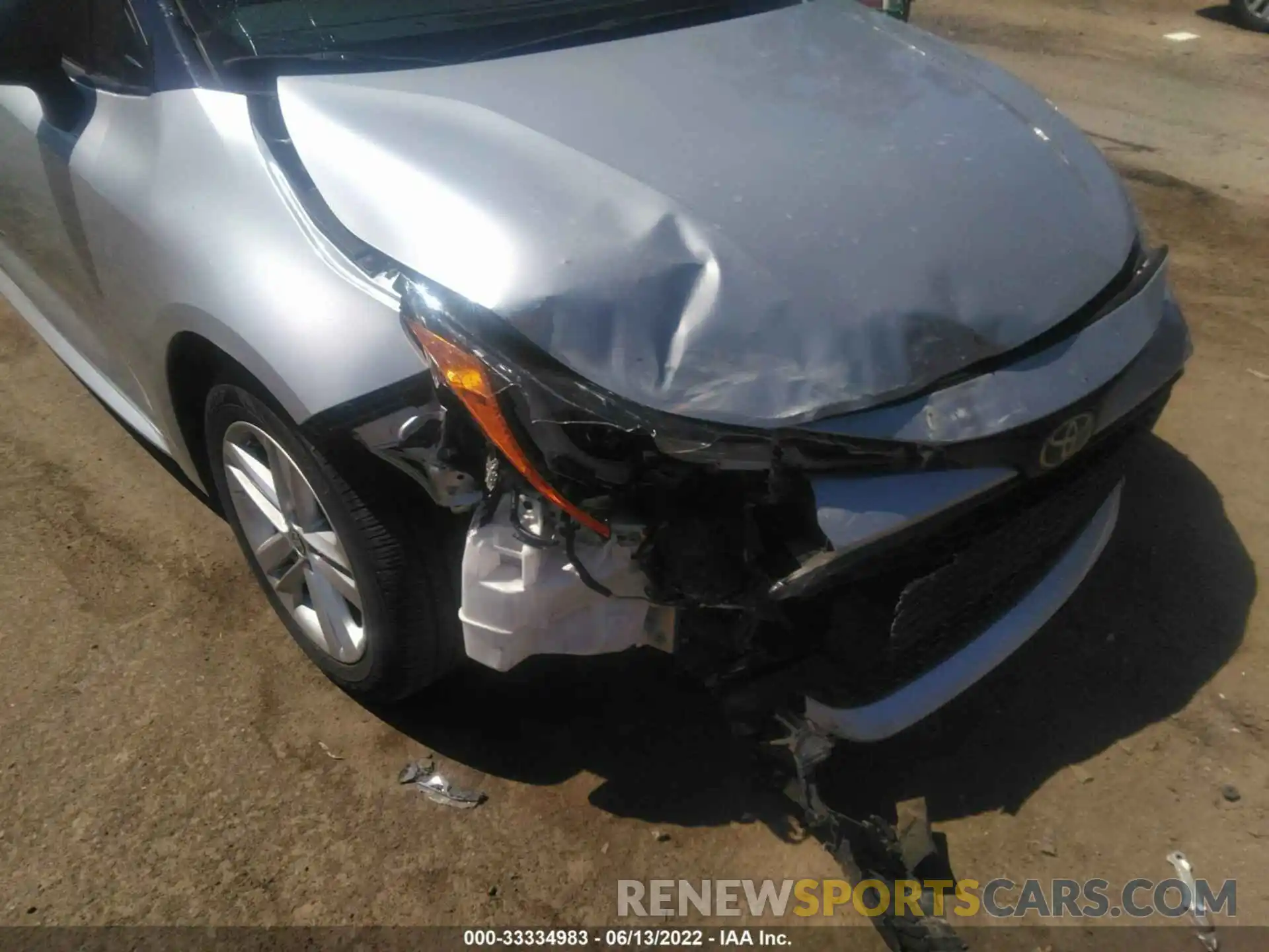 6 Photograph of a damaged car JTND4MBE5M3130636 TOYOTA COROLLA HATCHBACK 2021