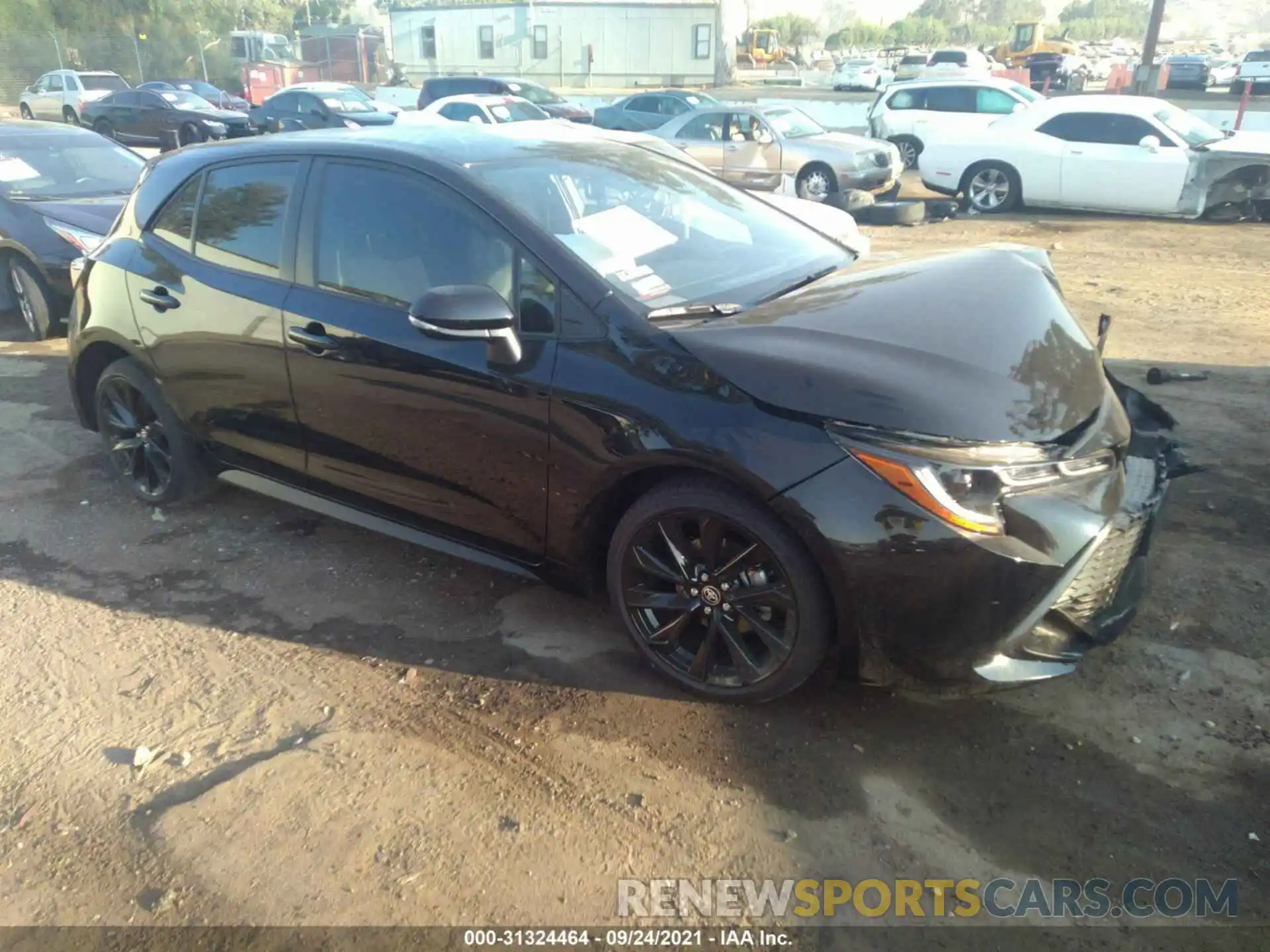 1 Photograph of a damaged car JTND4MBE5M3145184 TOYOTA COROLLA HATCHBACK 2021