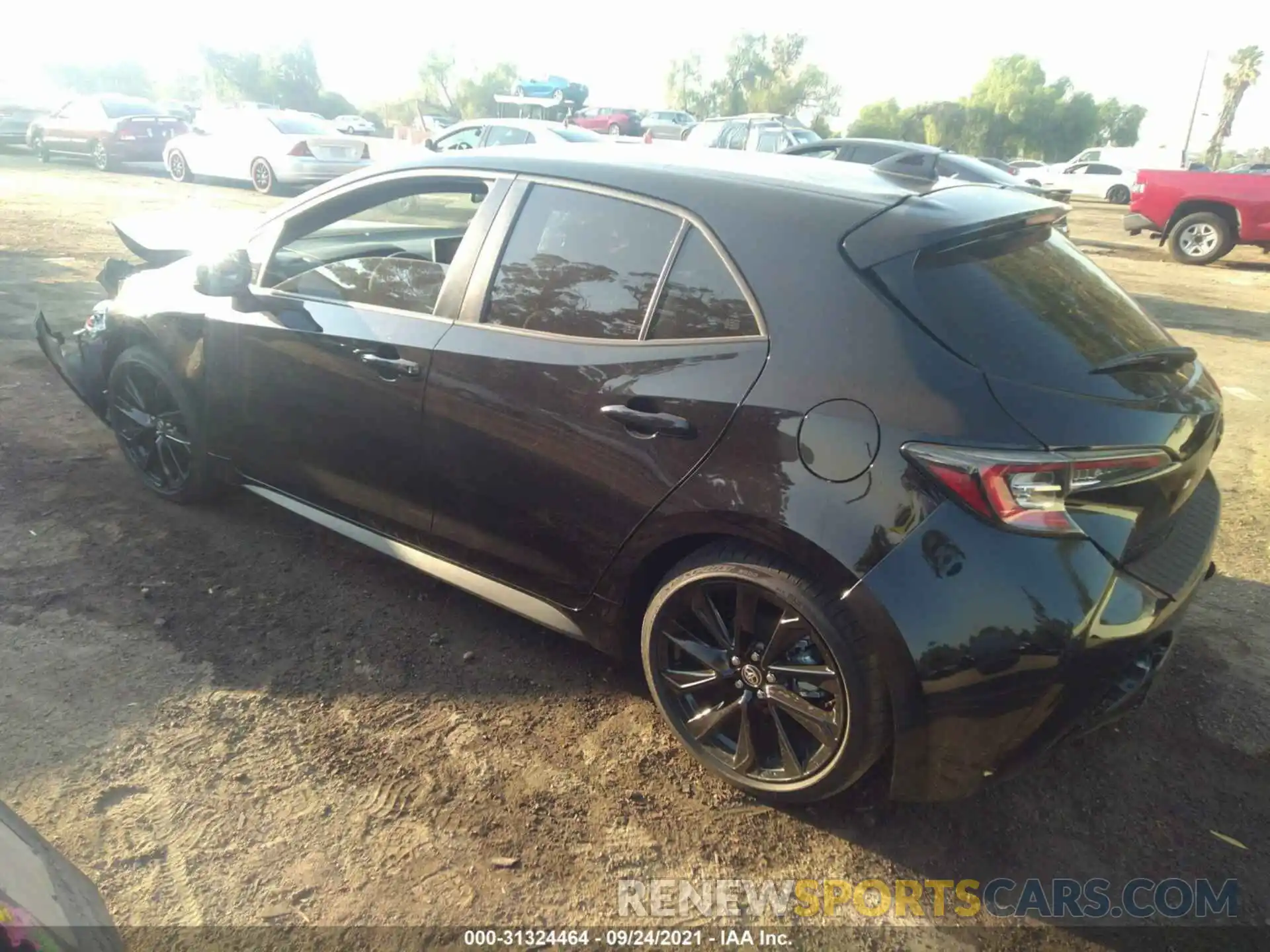 3 Photograph of a damaged car JTND4MBE5M3145184 TOYOTA COROLLA HATCHBACK 2021