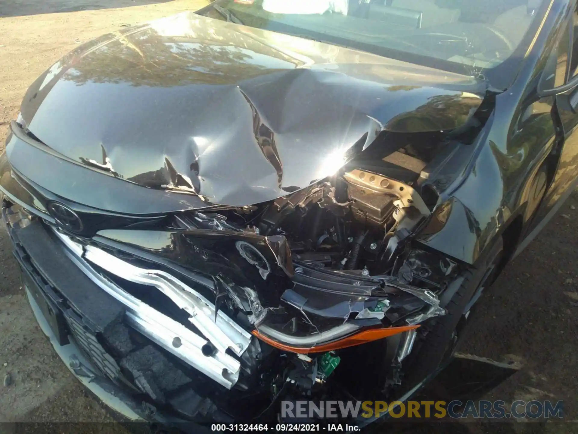 6 Photograph of a damaged car JTND4MBE5M3145184 TOYOTA COROLLA HATCHBACK 2021