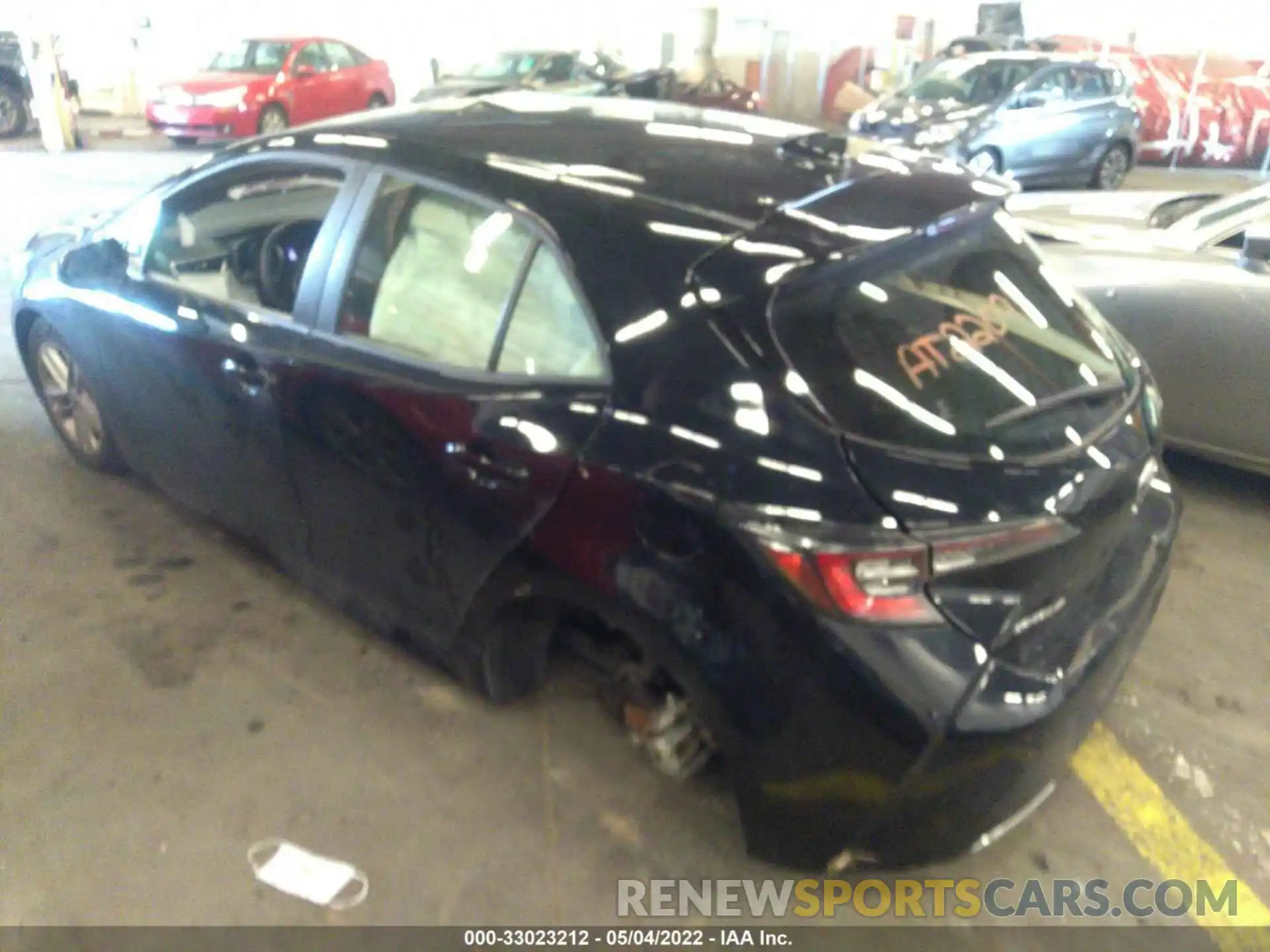 3 Photograph of a damaged car JTND4MBE6M3111500 TOYOTA COROLLA HATCHBACK 2021