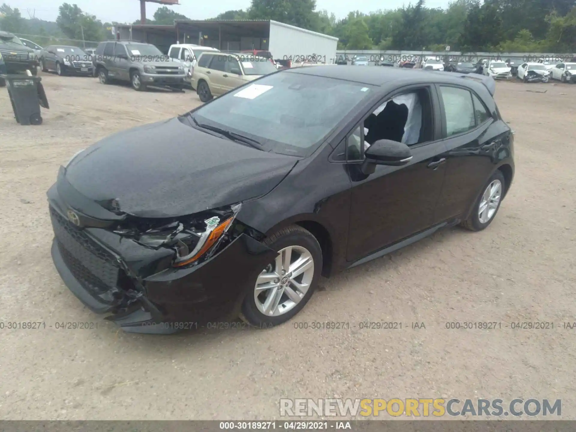 2 Photograph of a damaged car JTND4MBE6M3125977 TOYOTA COROLLA HATCHBACK 2021