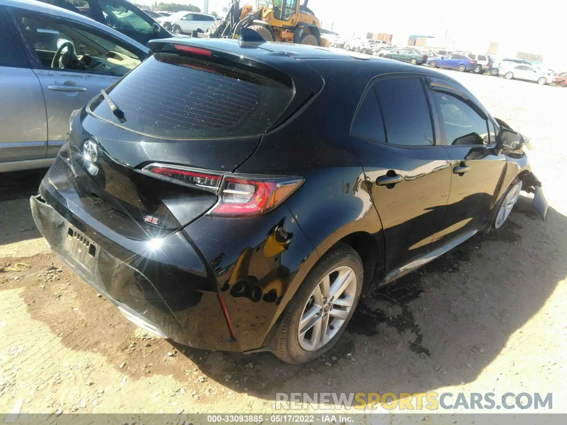 4 Photograph of a damaged car JTND4MBE6M3130113 TOYOTA COROLLA HATCHBACK 2021