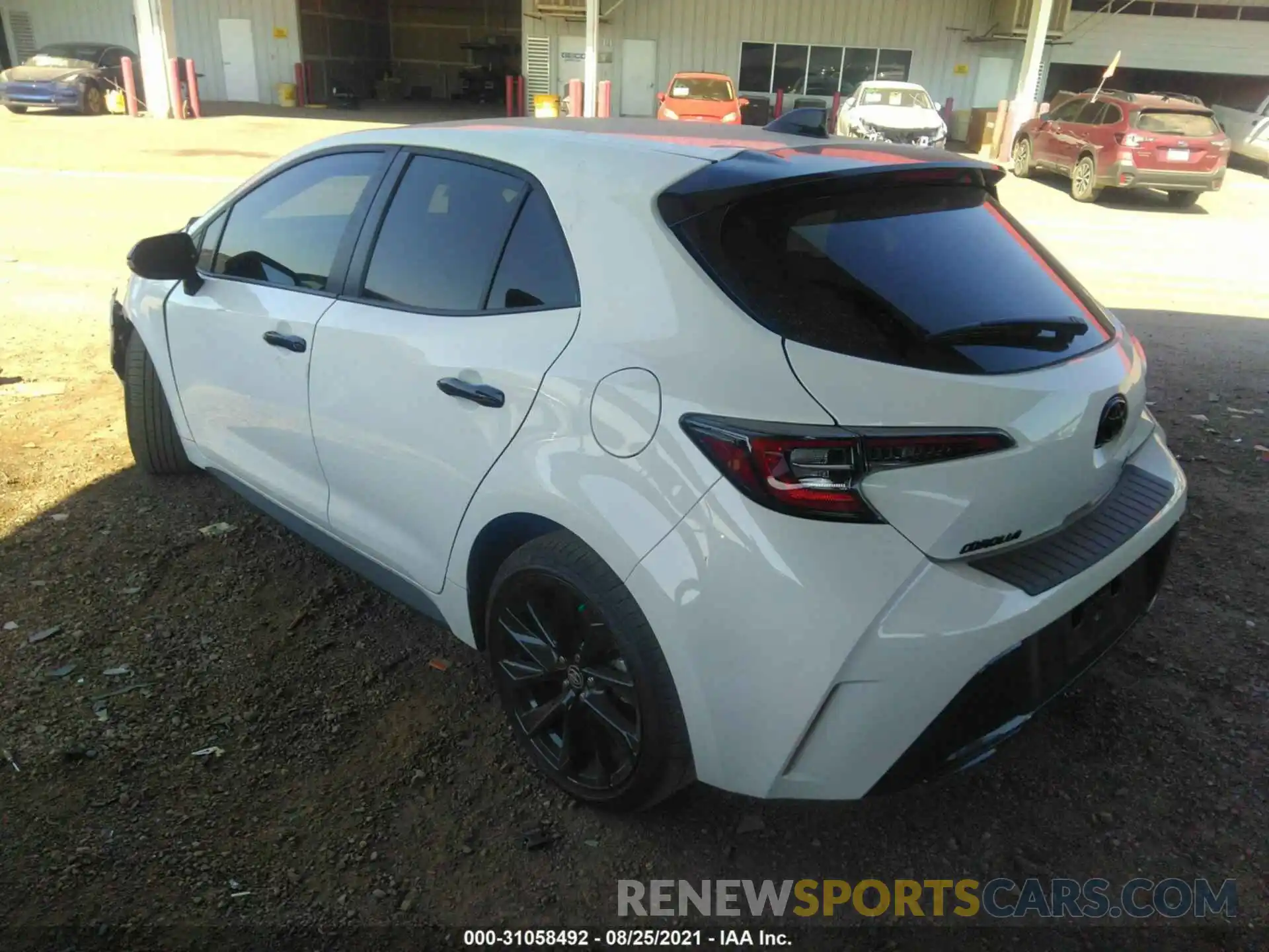 3 Photograph of a damaged car JTND4MBE6M3133612 TOYOTA COROLLA HATCHBACK 2021