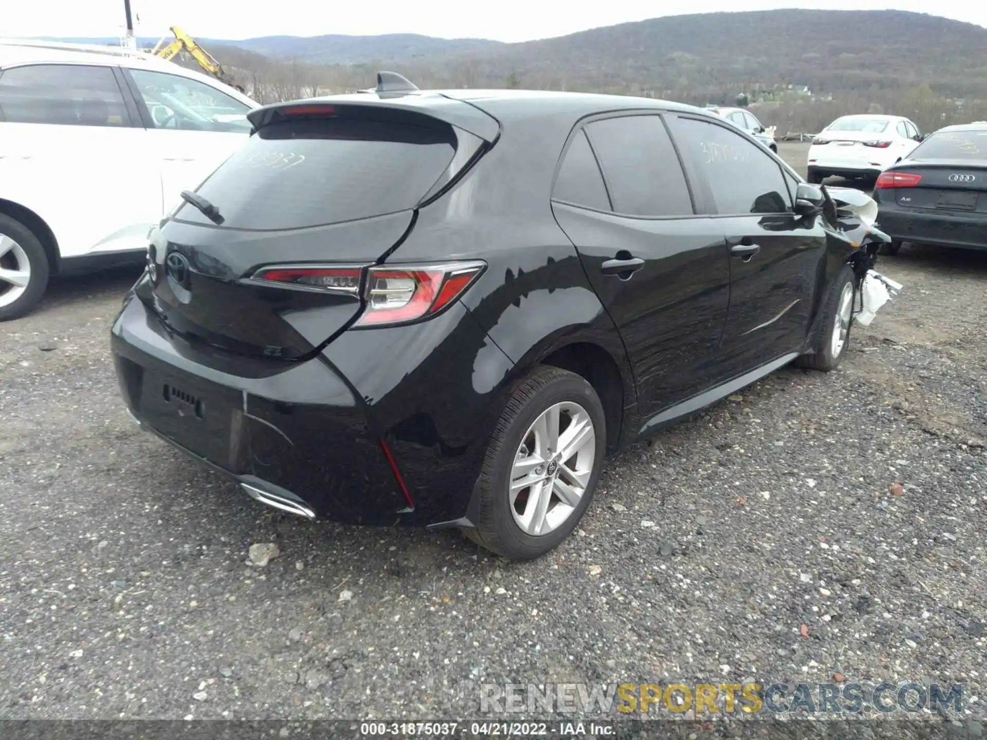 4 Photograph of a damaged car JTND4MBE6M3134257 TOYOTA COROLLA HATCHBACK 2021