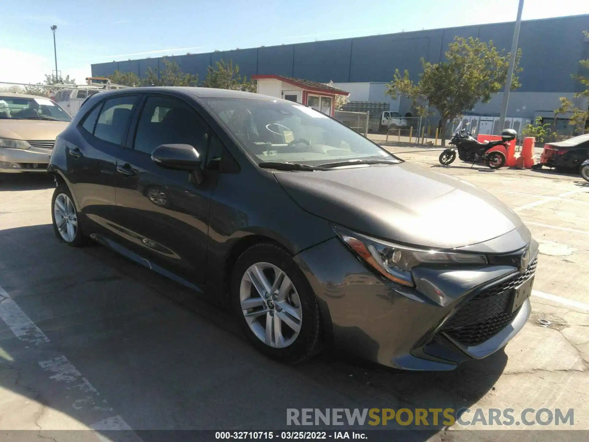 1 Photograph of a damaged car JTND4MBE6M3144271 TOYOTA COROLLA HATCHBACK 2021