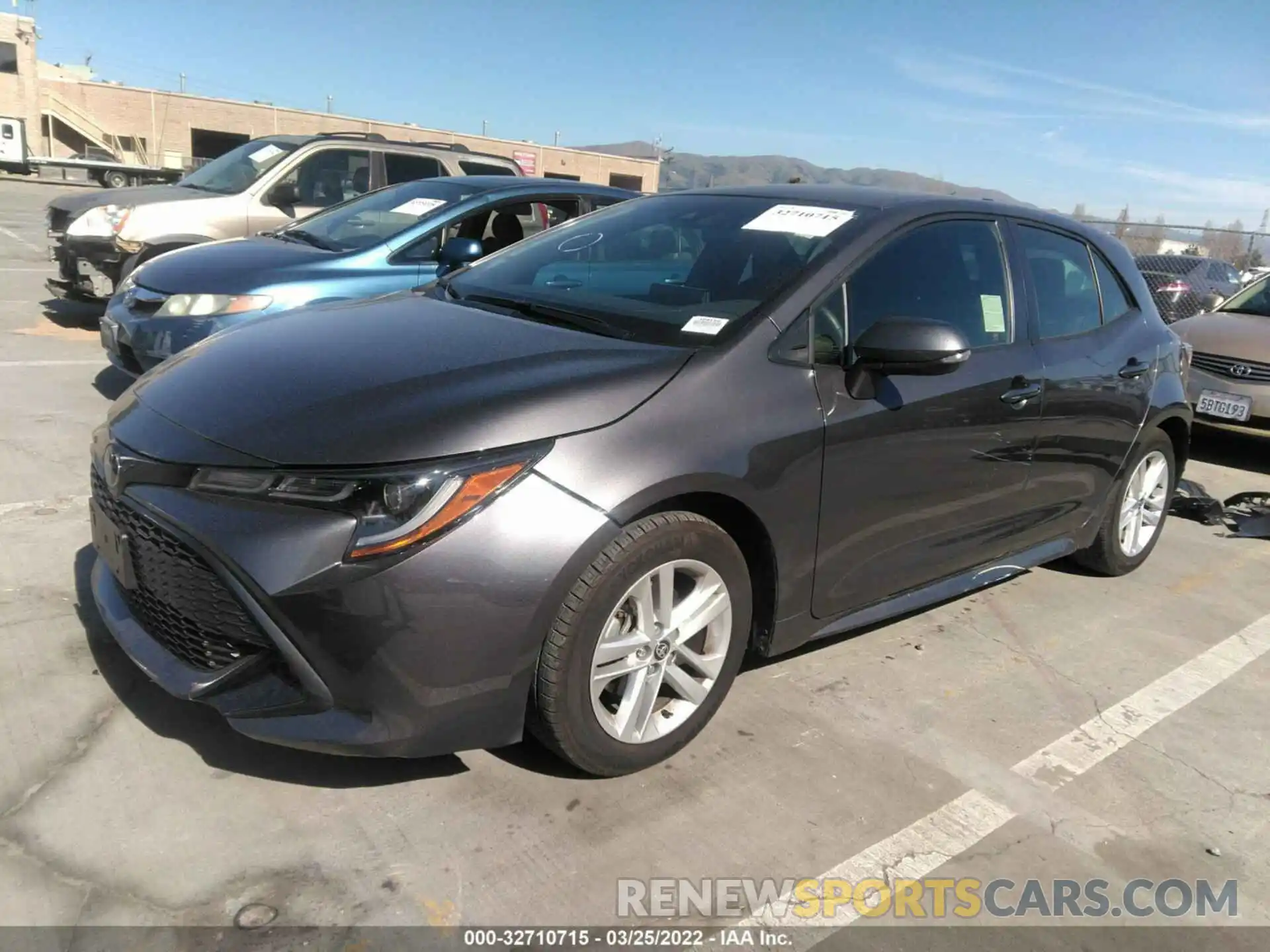 2 Photograph of a damaged car JTND4MBE6M3144271 TOYOTA COROLLA HATCHBACK 2021