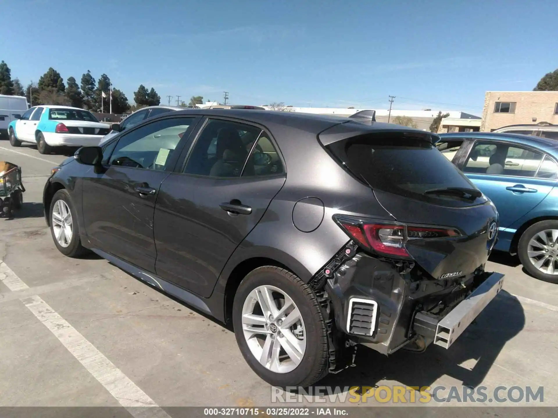 3 Photograph of a damaged car JTND4MBE6M3144271 TOYOTA COROLLA HATCHBACK 2021