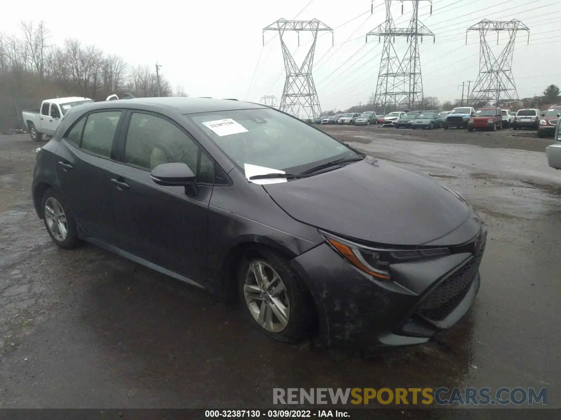 1 Photograph of a damaged car JTND4MBE6M3145288 TOYOTA COROLLA HATCHBACK 2021