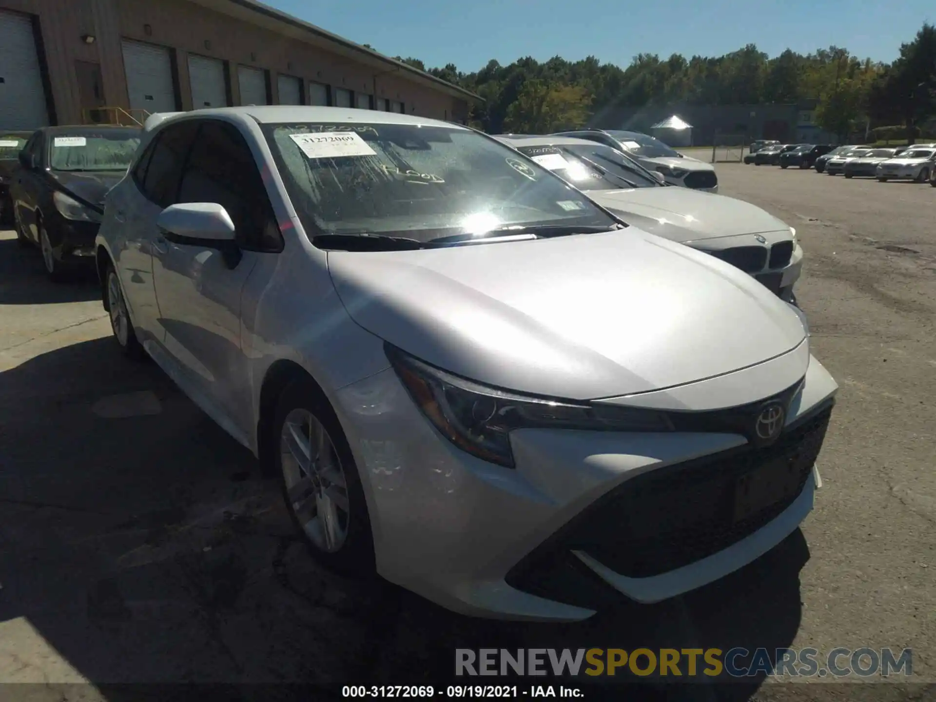 1 Photograph of a damaged car JTND4MBE7M3108007 TOYOTA COROLLA HATCHBACK 2021