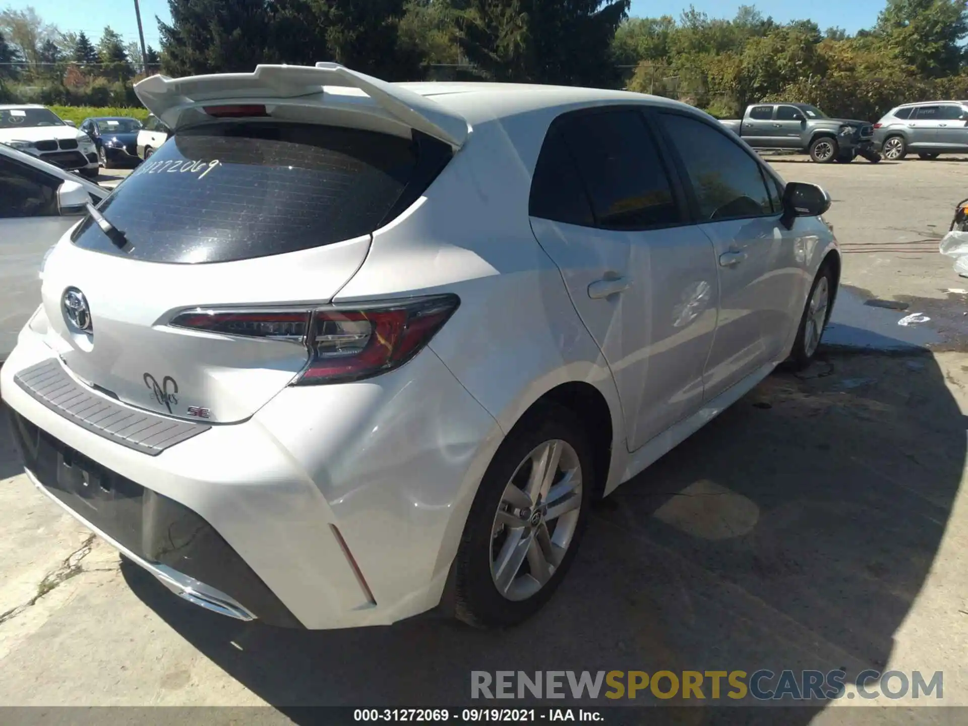 4 Photograph of a damaged car JTND4MBE7M3108007 TOYOTA COROLLA HATCHBACK 2021