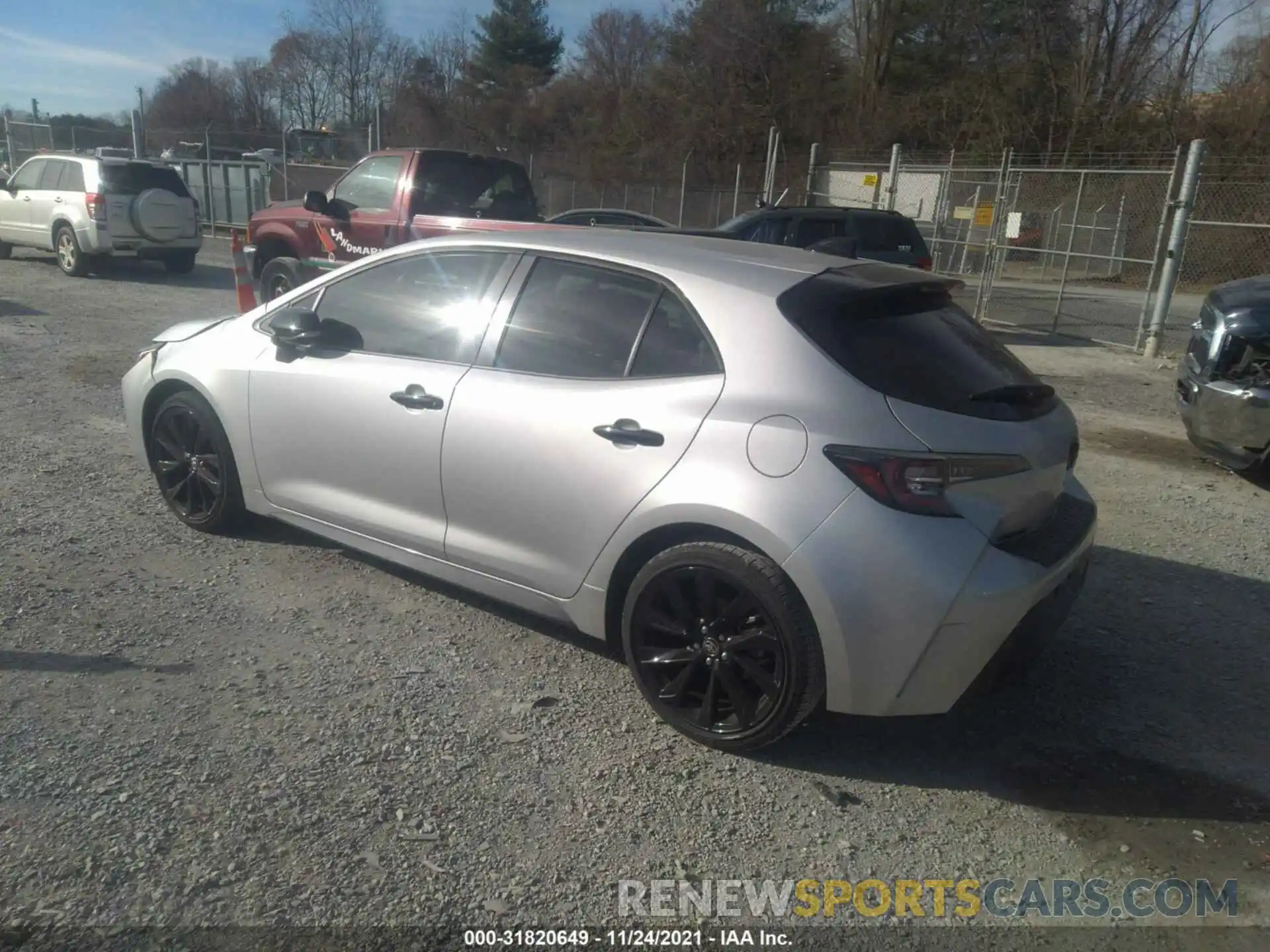 3 Photograph of a damaged car JTND4MBE7M3111344 TOYOTA COROLLA HATCHBACK 2021