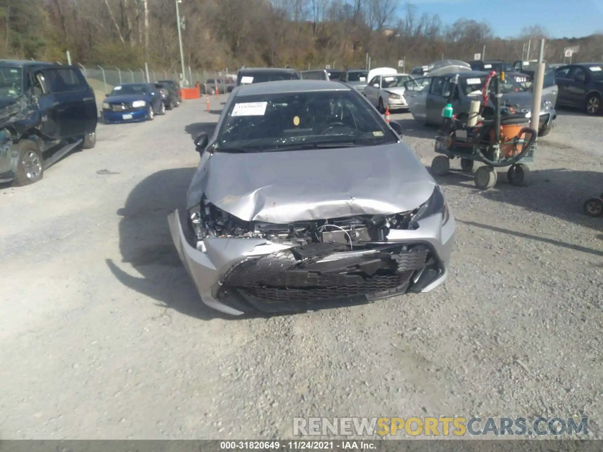 6 Photograph of a damaged car JTND4MBE7M3111344 TOYOTA COROLLA HATCHBACK 2021