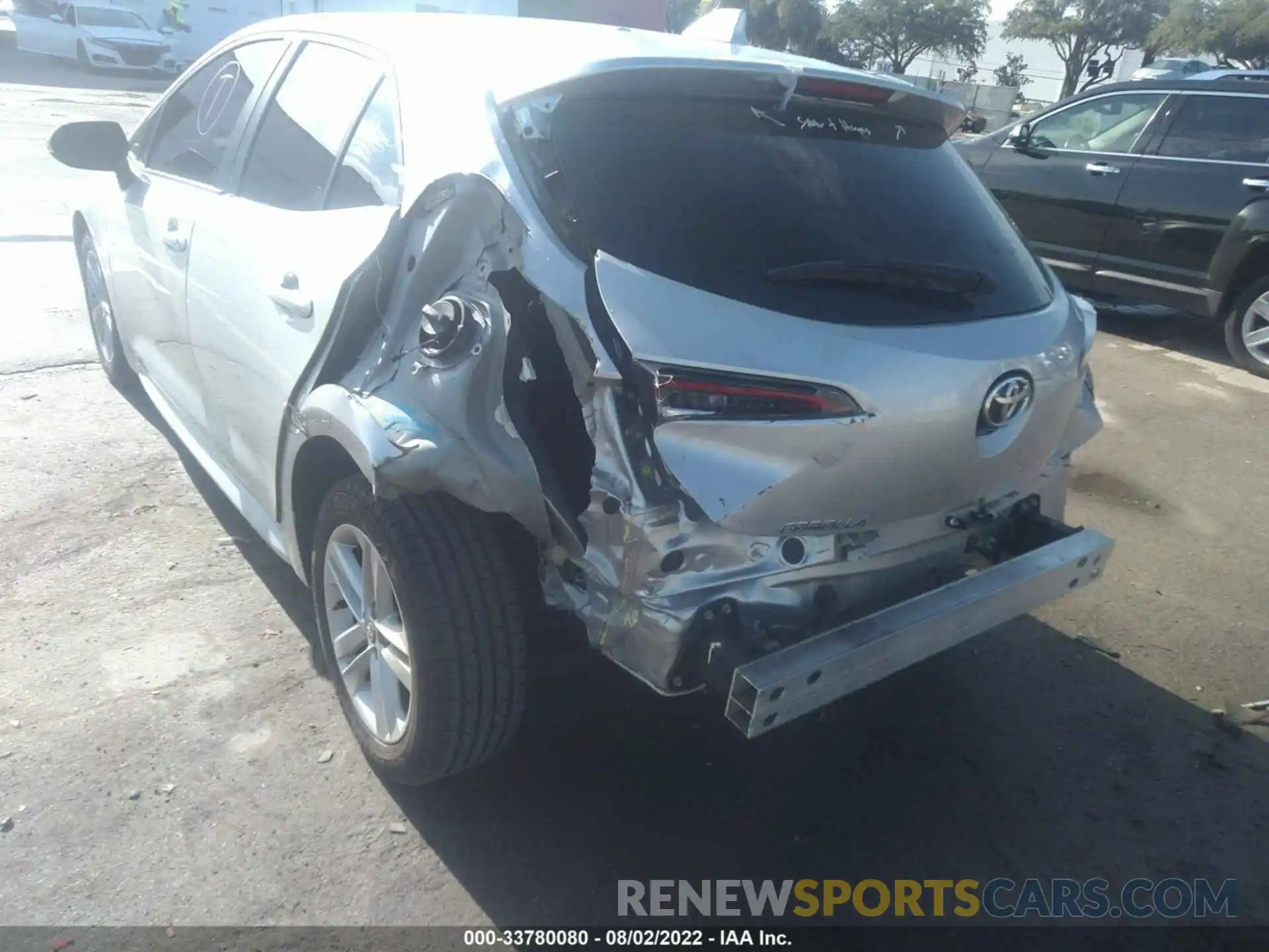 6 Photograph of a damaged car JTND4MBE7M3113496 TOYOTA COROLLA HATCHBACK 2021