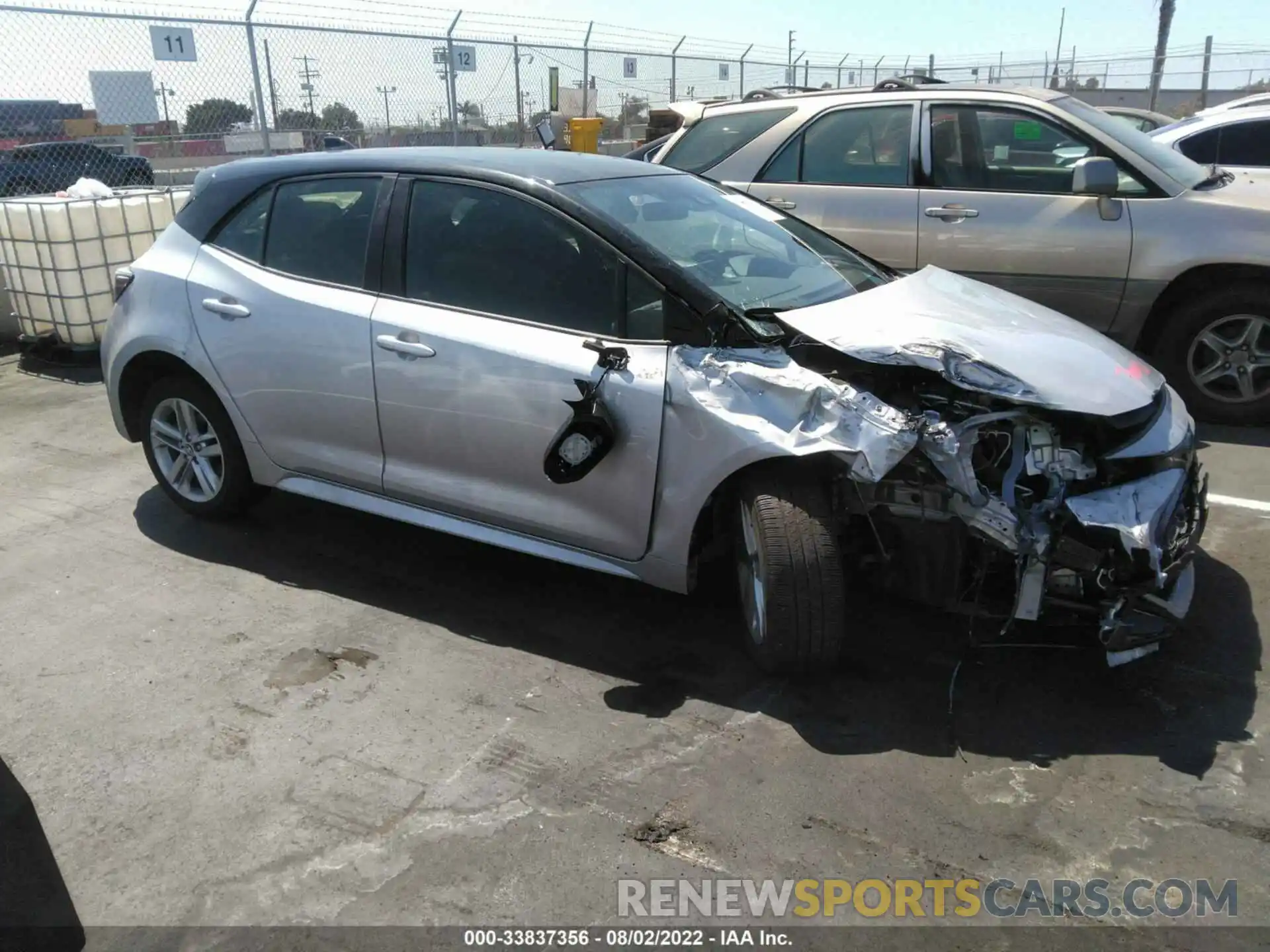 1 Photograph of a damaged car JTND4MBE7M3125650 TOYOTA COROLLA HATCHBACK 2021