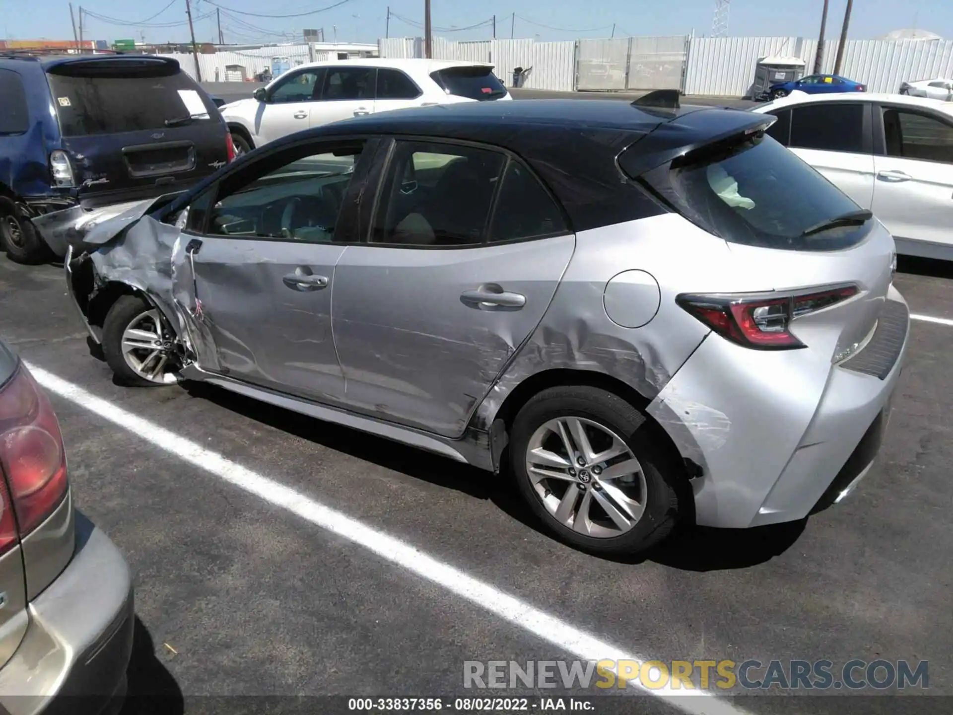 3 Photograph of a damaged car JTND4MBE7M3125650 TOYOTA COROLLA HATCHBACK 2021